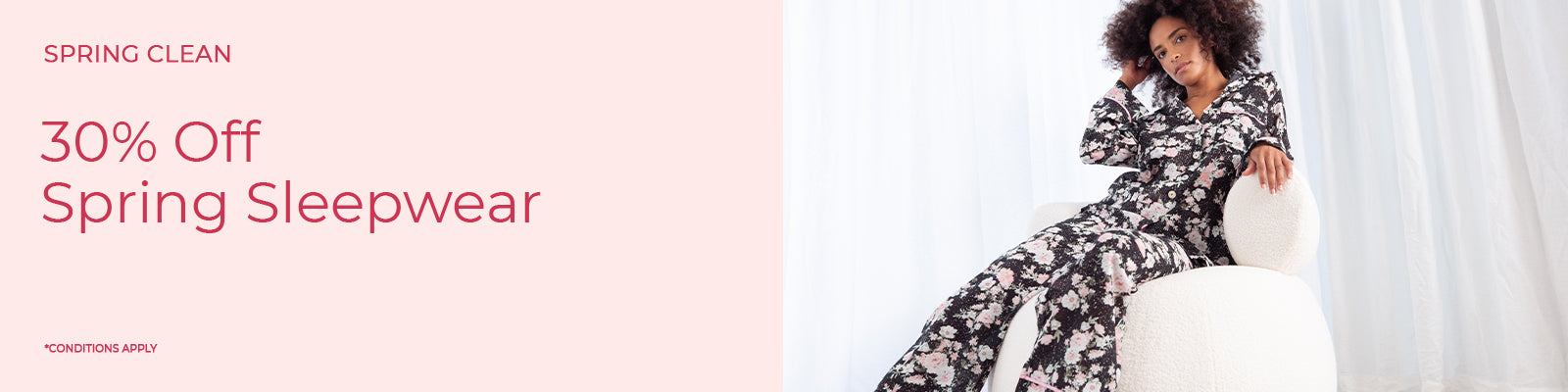 30% off Spring Sleepwear