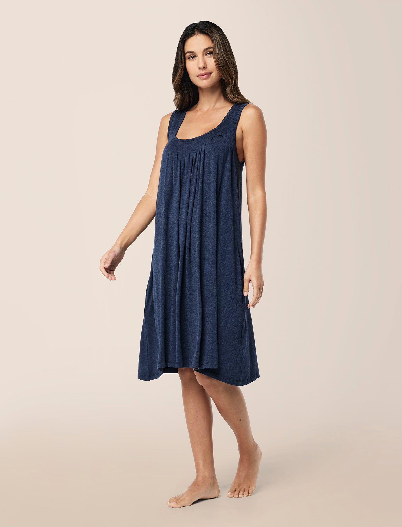 Kate Modal Soft Pleat Front Nightie