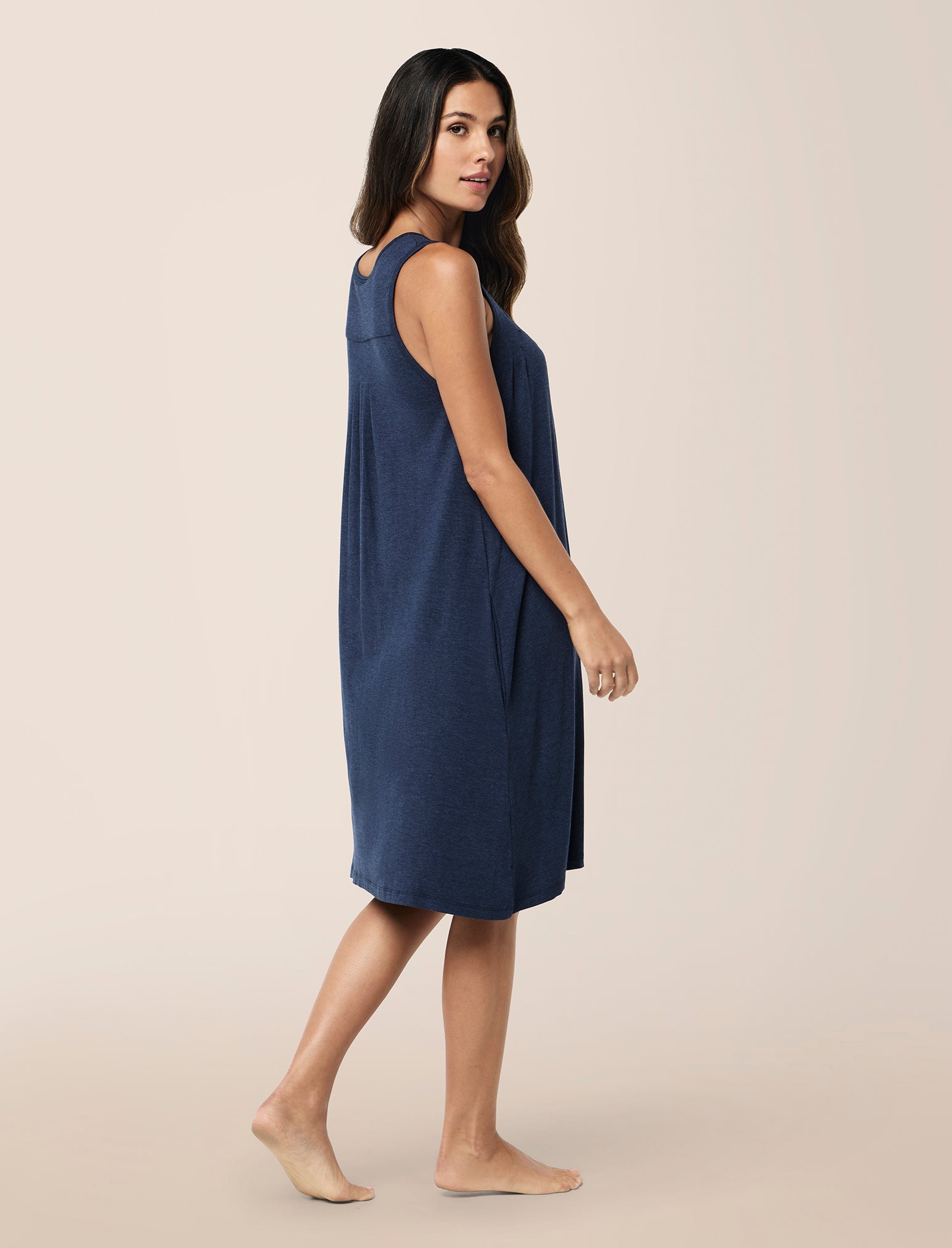 Kate Modal Soft Pleat Front Nightie