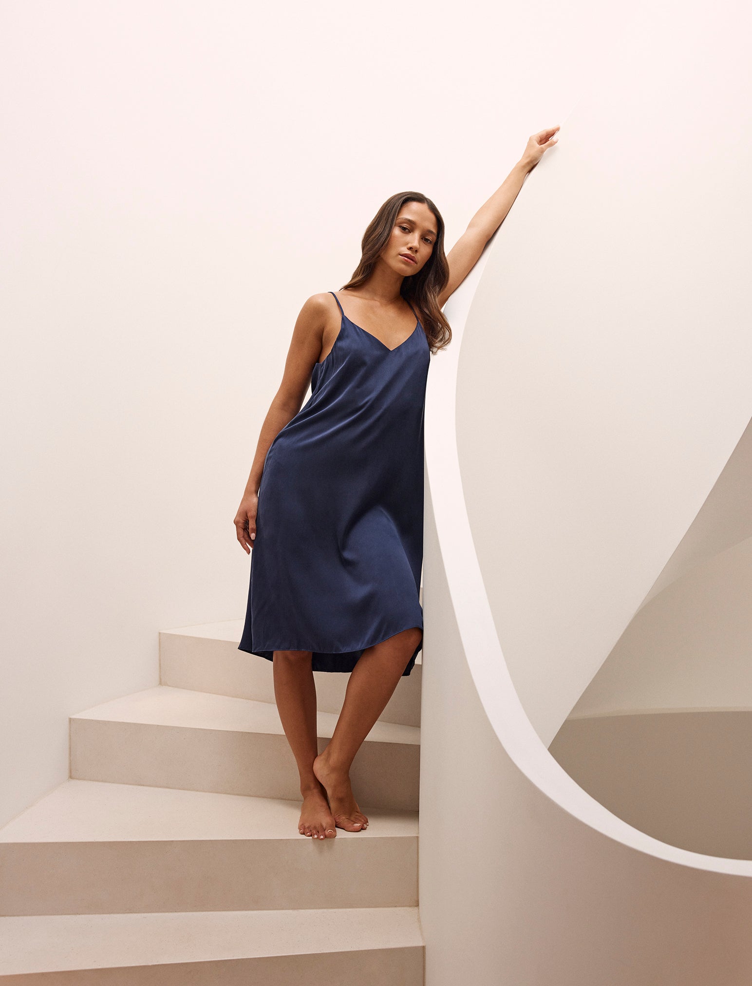 Audrey Washable Silk Slip Nightie