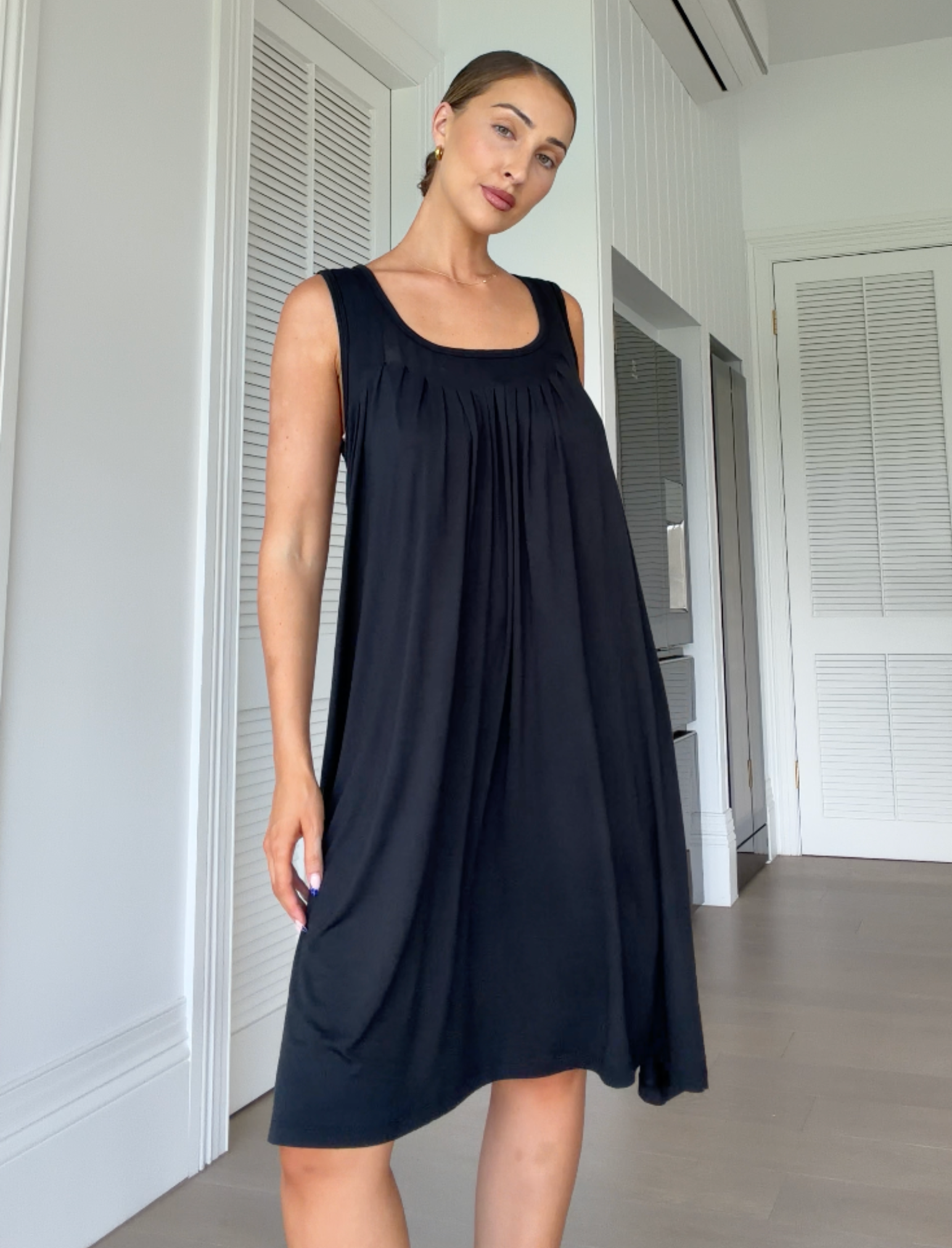 Kate Modal Soft Pleat Front Nightie