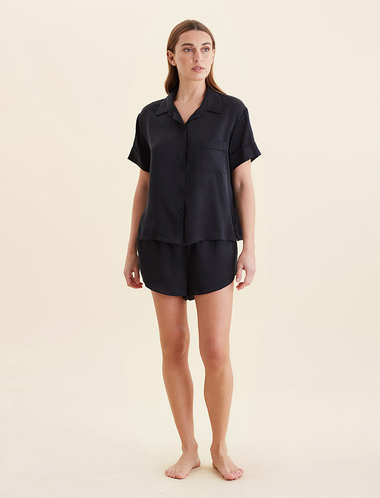 Audrey Washable Silk Boxer PJ Set