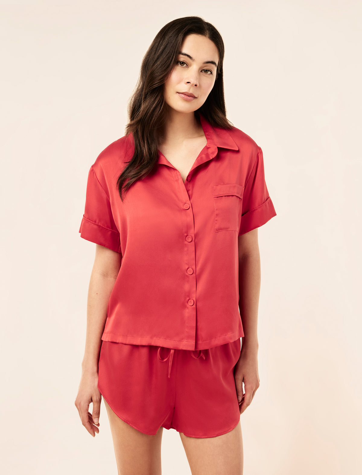 Audrey Washable Silk Boxer PJ Set