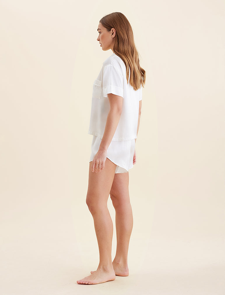 Audrey Washable Silk Boxer PJ Set