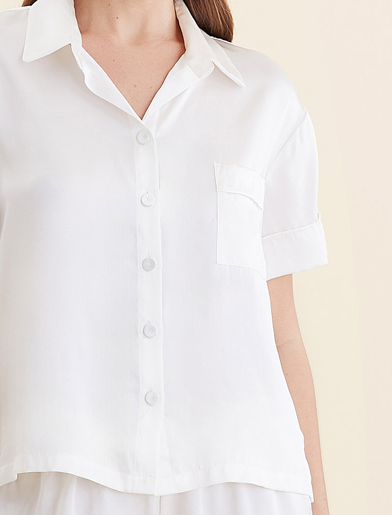 Audrey Washable Silk Boxer PJ Set