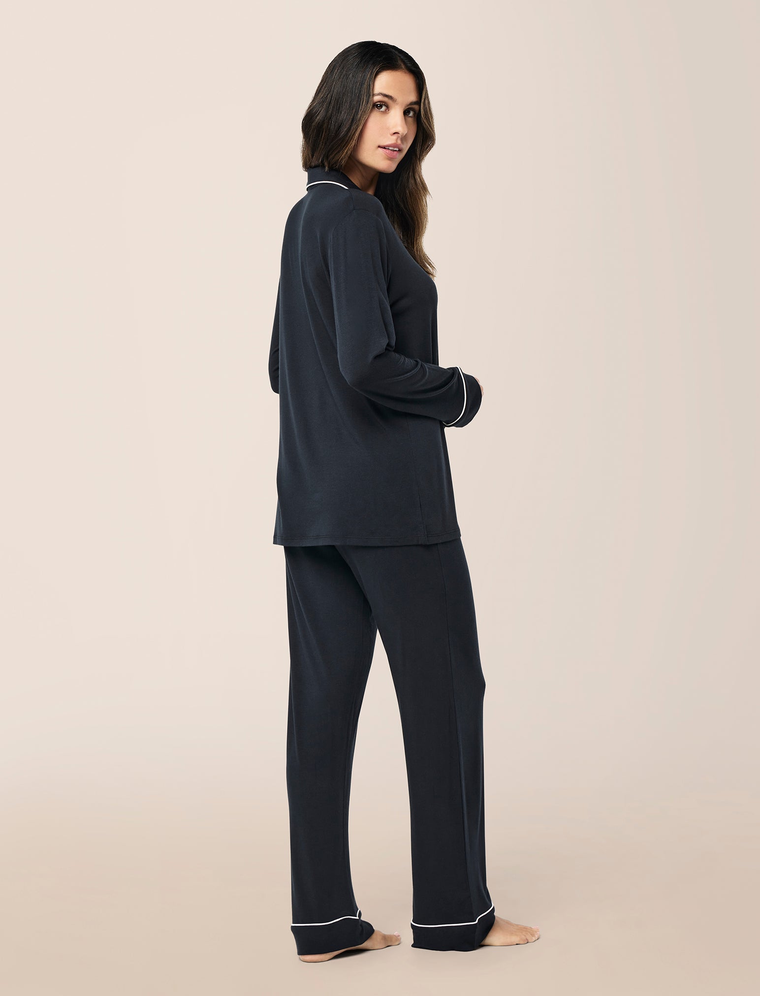 Kate Modal Soft Full Length PJ Set