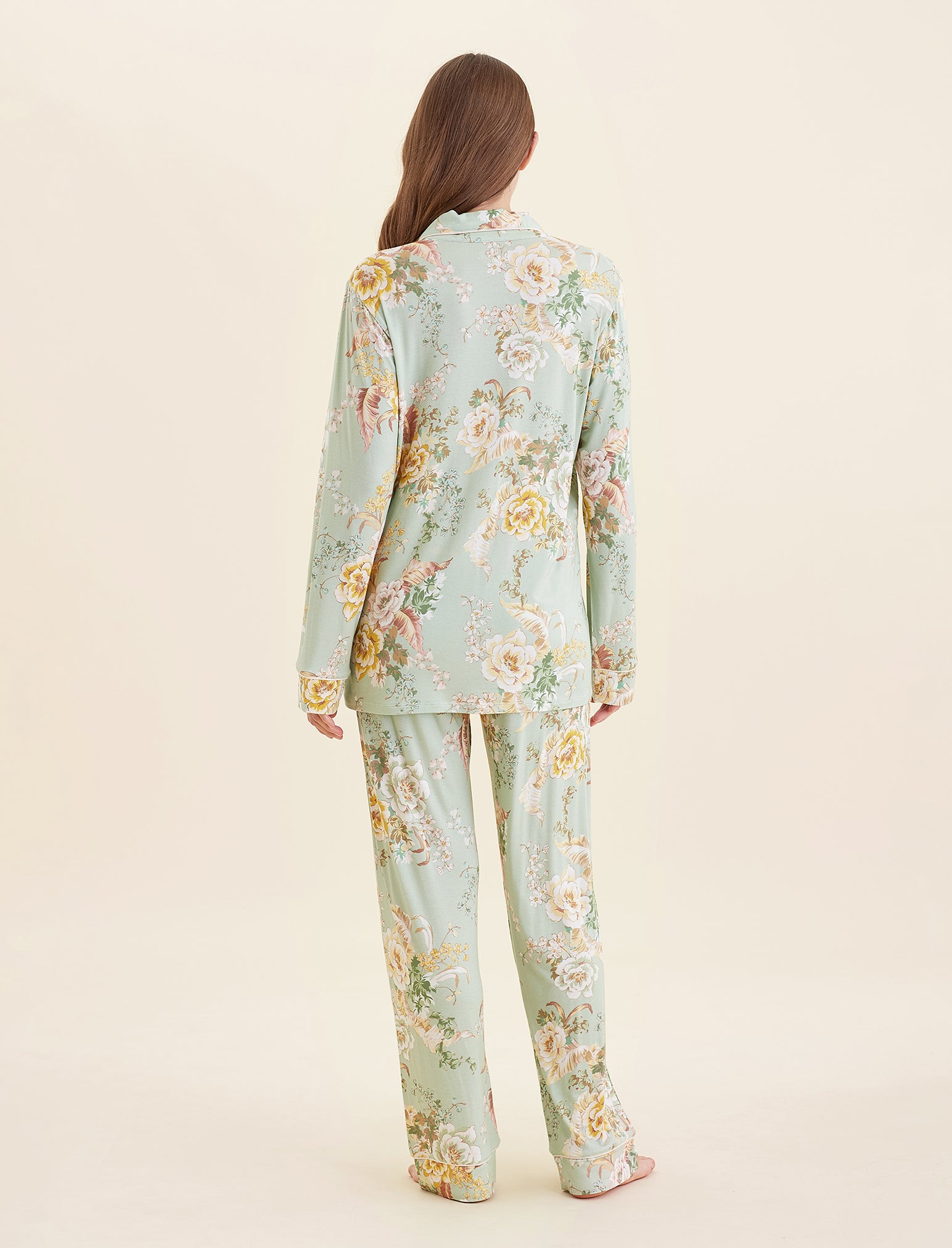 Kate Modal Soft Full Length PJ Set