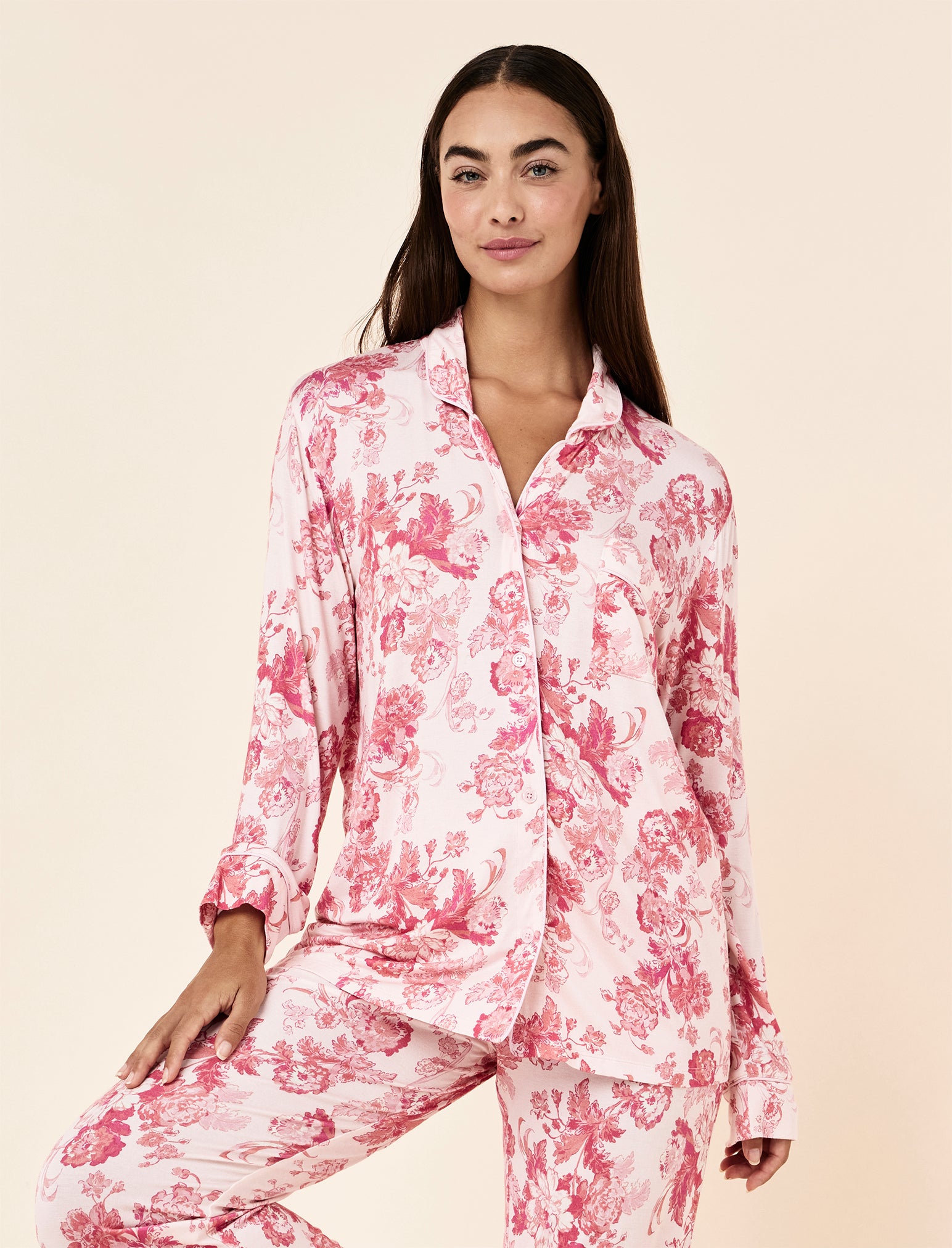 Kate Modal Soft Full Length PJ Set