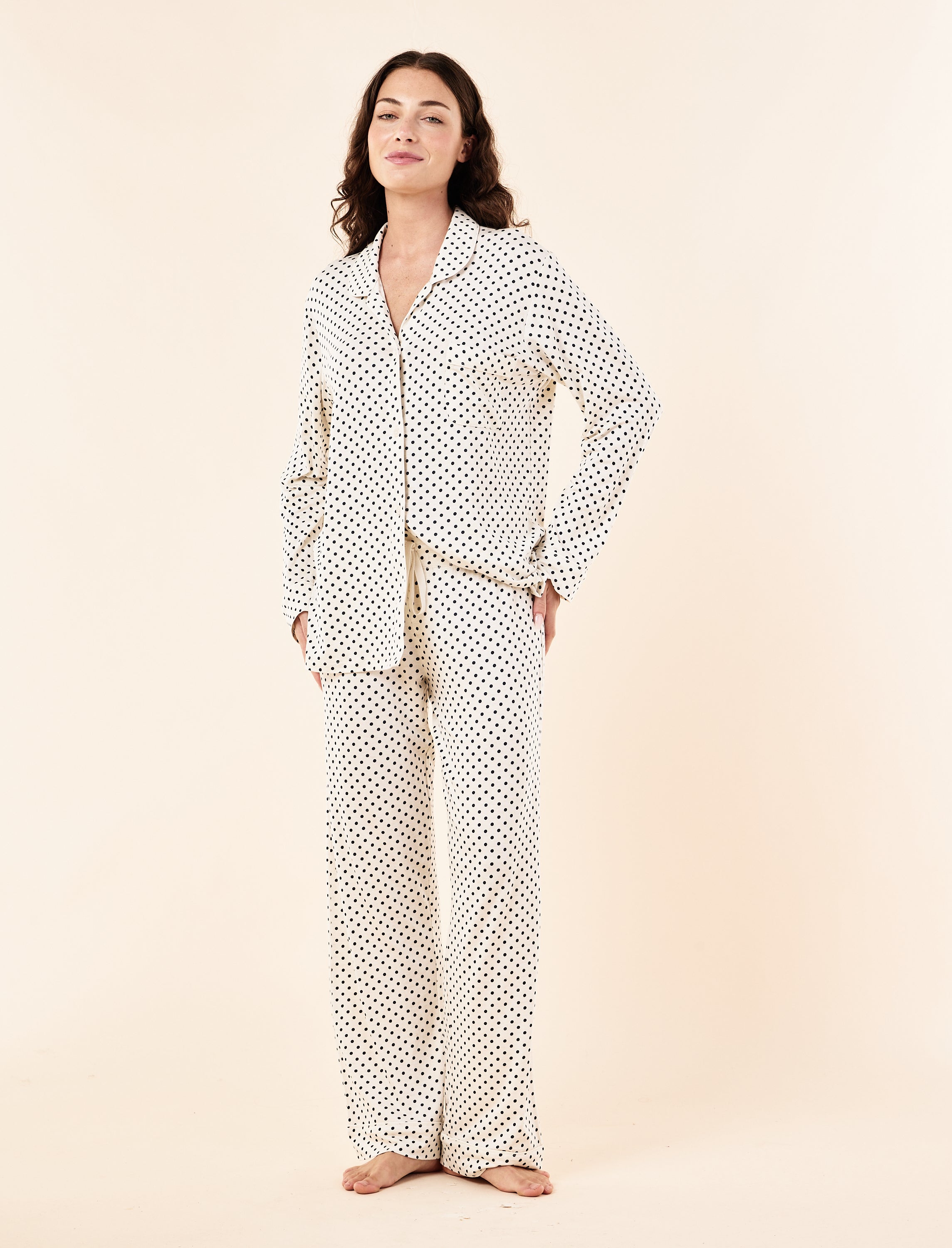 Kate Modal Soft Full Length PJ Set