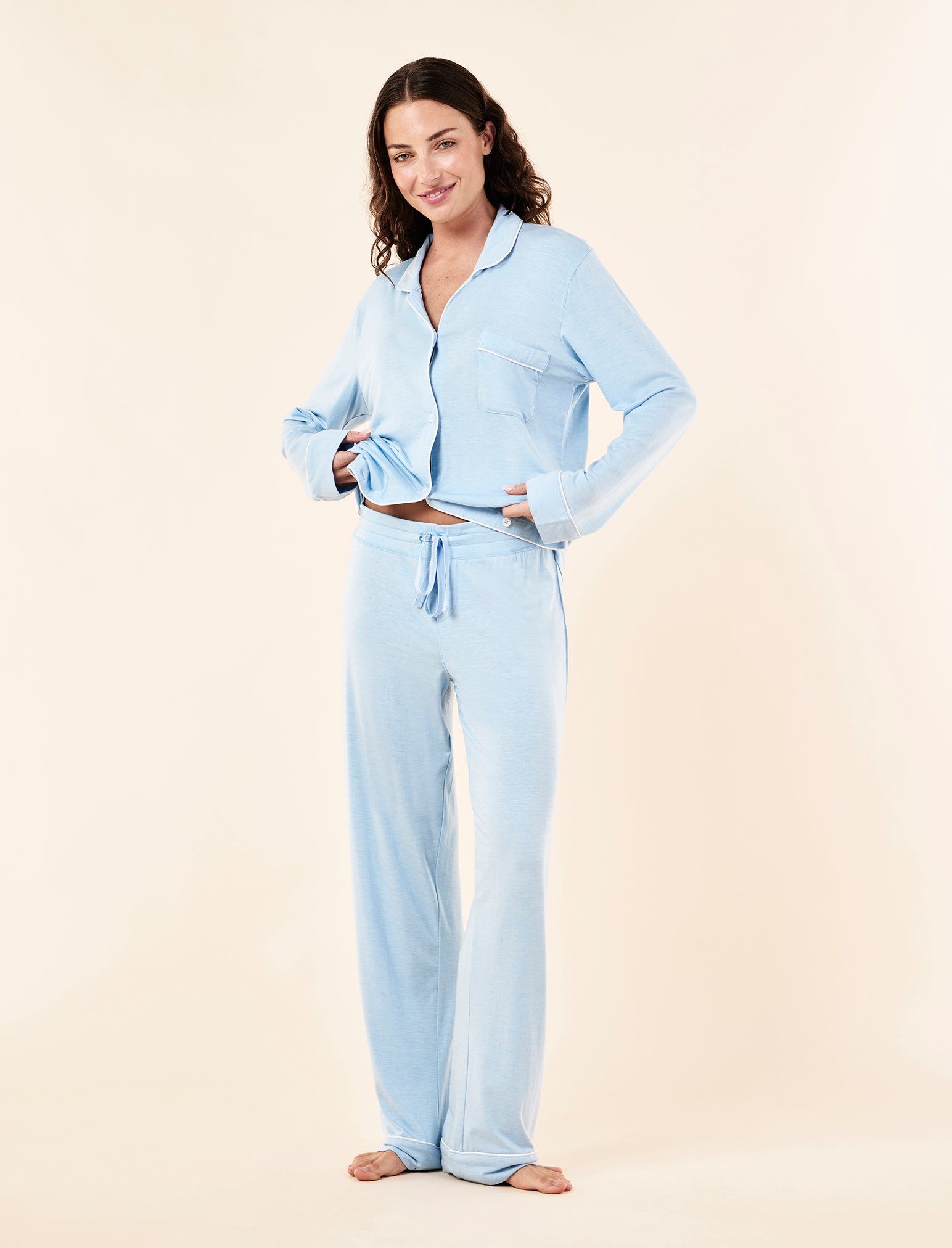 Kate Modal Soft Full Length PJ Set