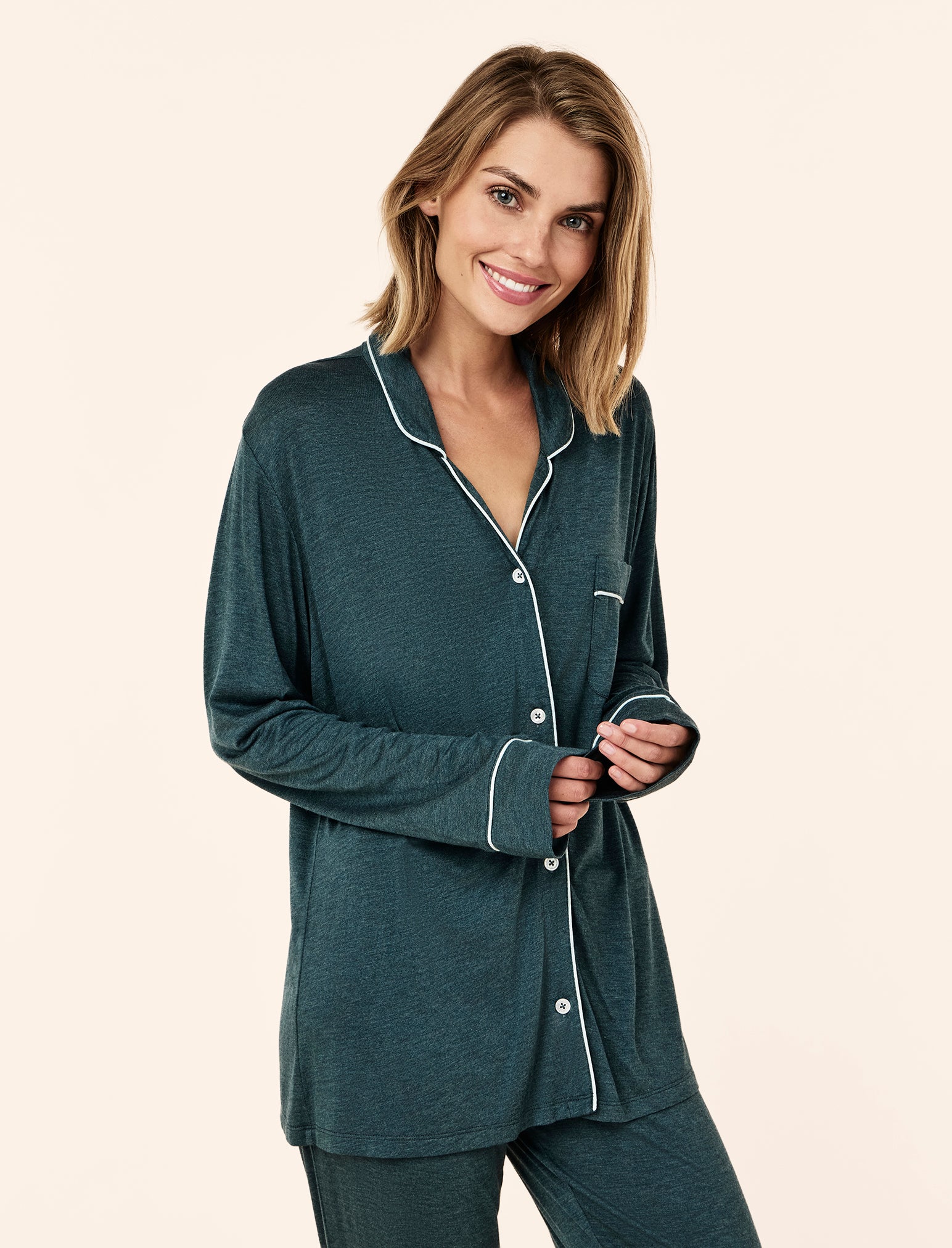 Kate Modal Soft Full Length PJ Set