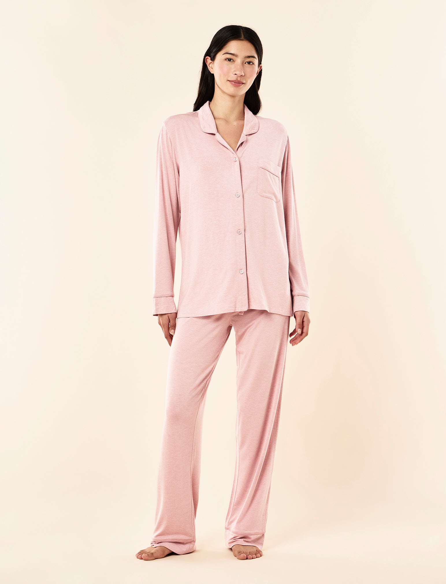 Kate Modal Soft Full Length PJ Set