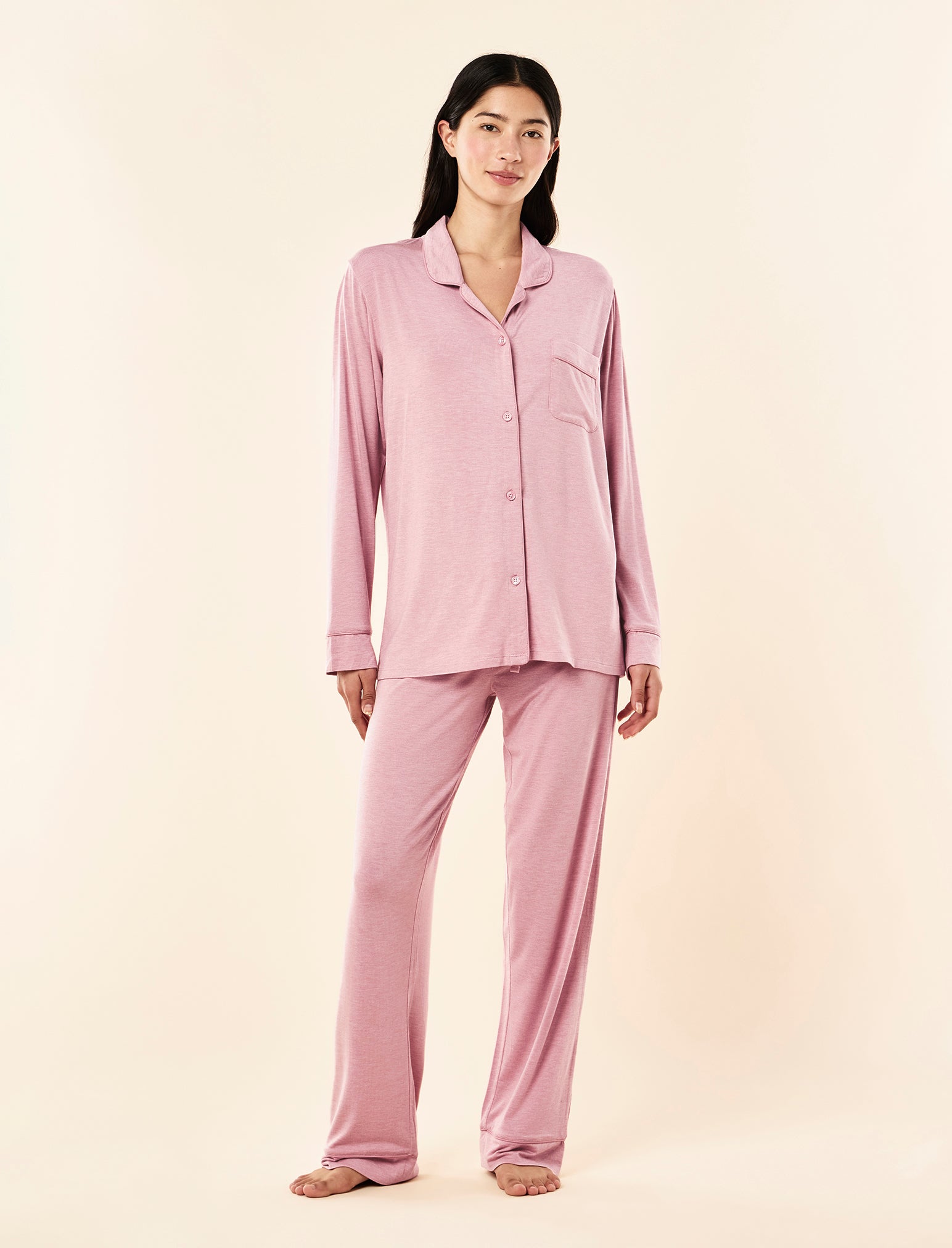 Kate Modal Soft Full Length PJ Set