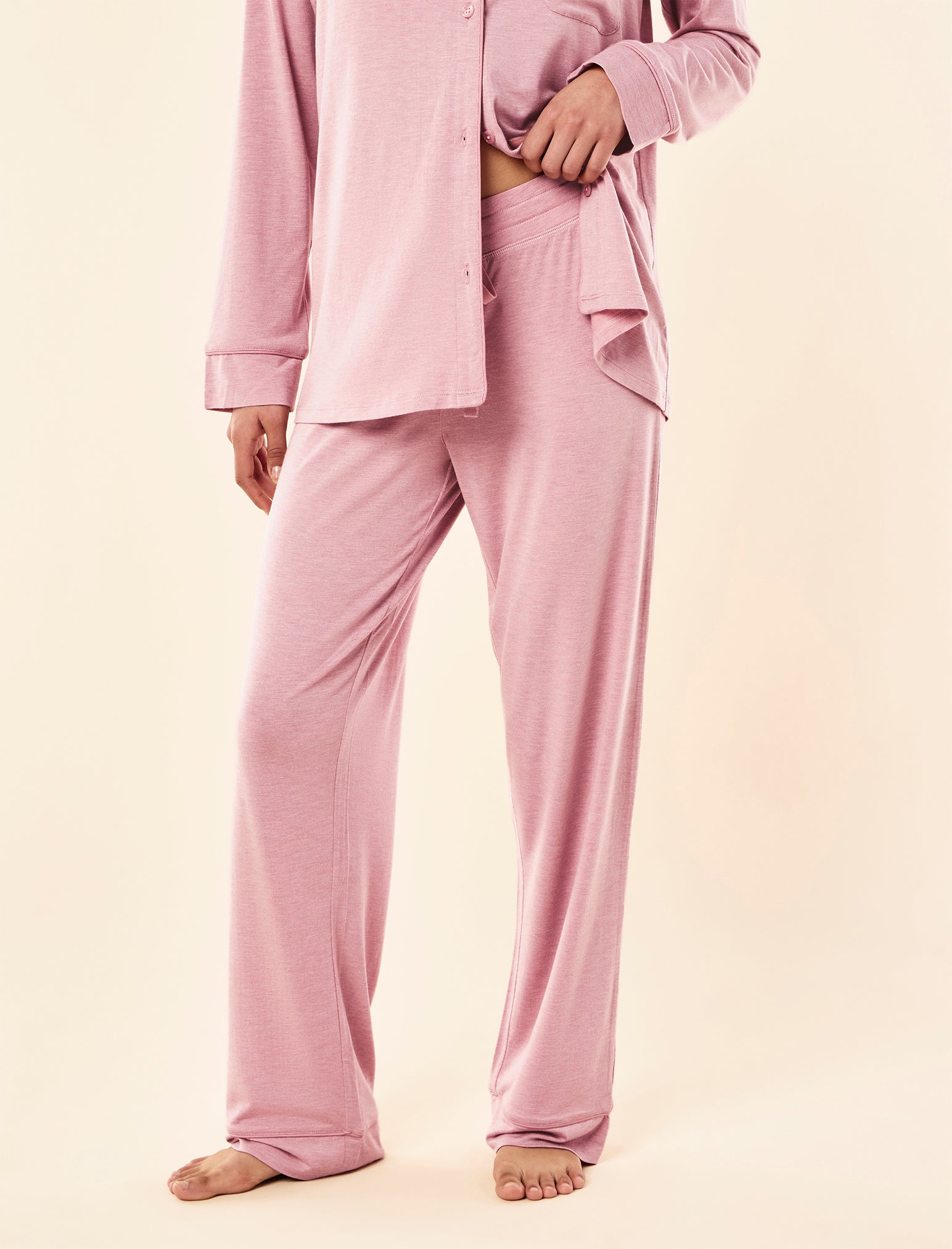 Kate Modal Soft Full Length PJ Set