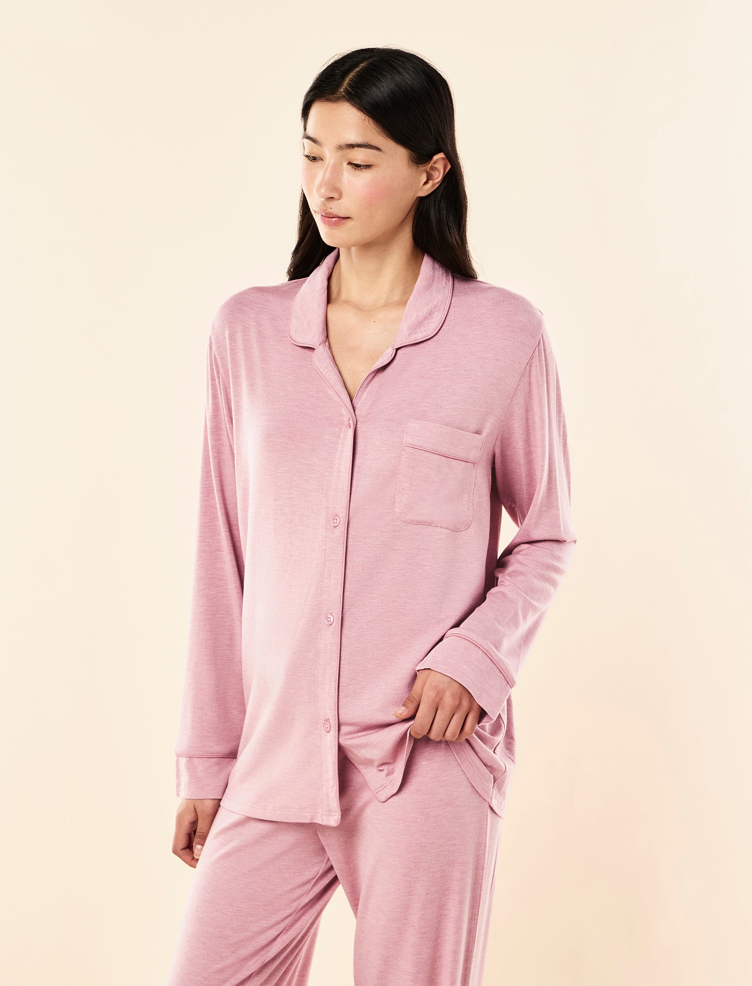 Kate Modal Soft Full Length PJ Set