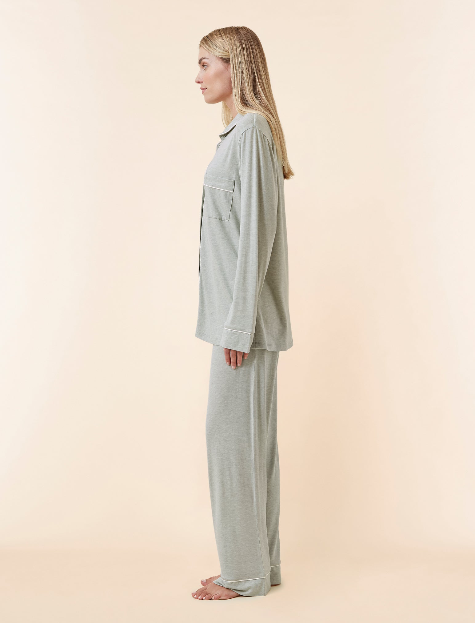 Kate Modal Soft Full Length PJ Set