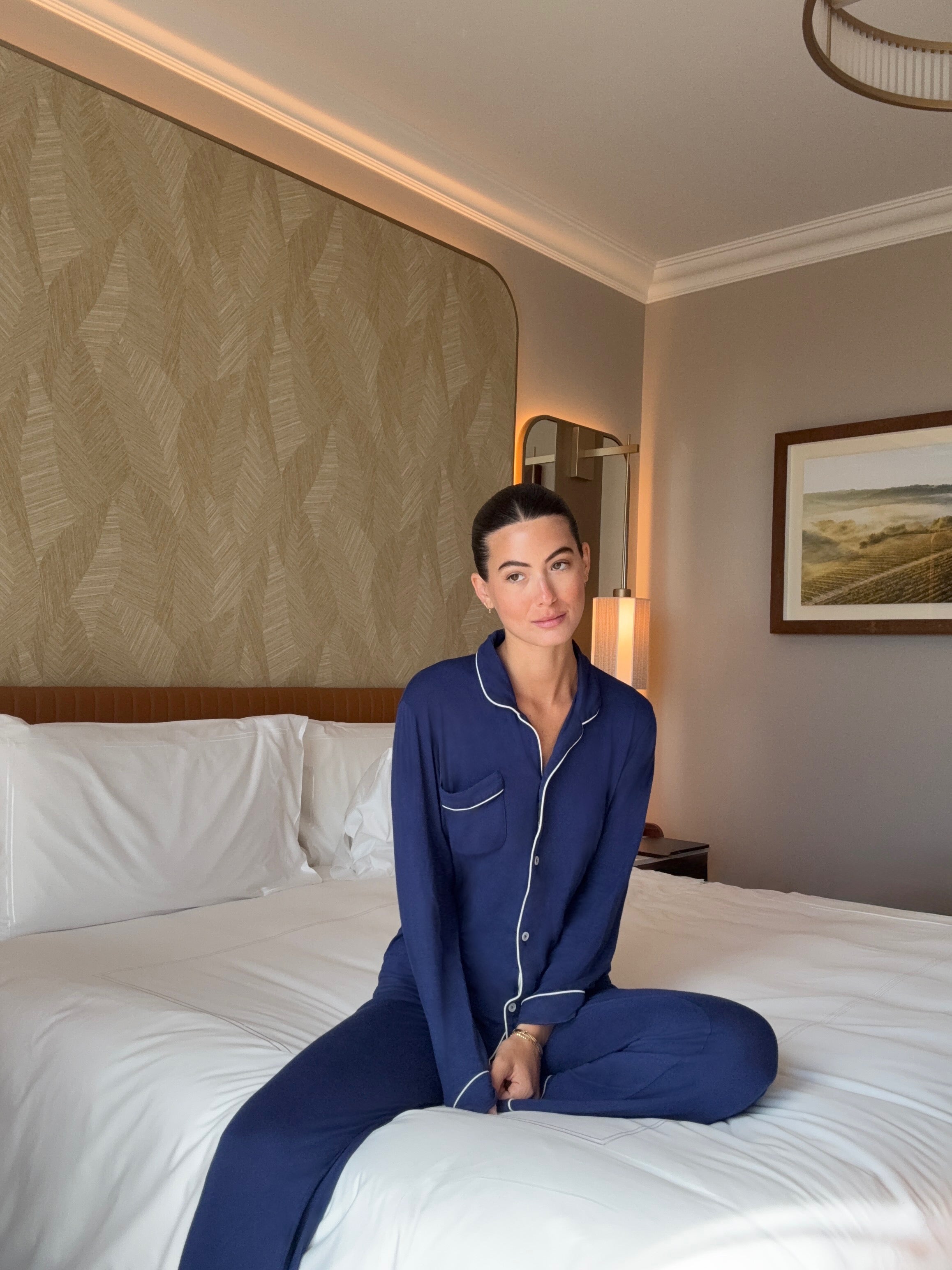 Kate Modal Soft Full Length PJ Set