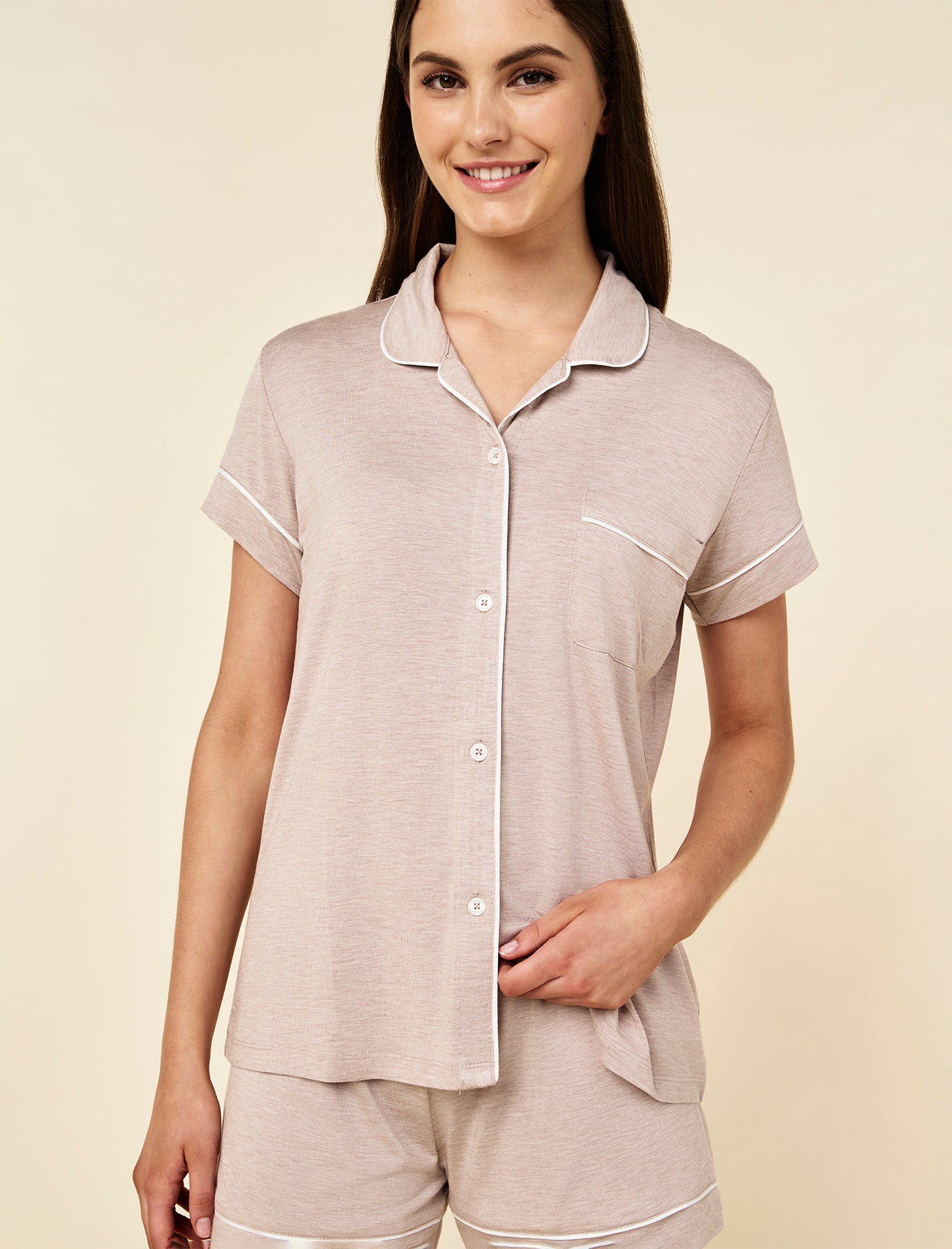 Kate Modal Soft Boxer PJ Set