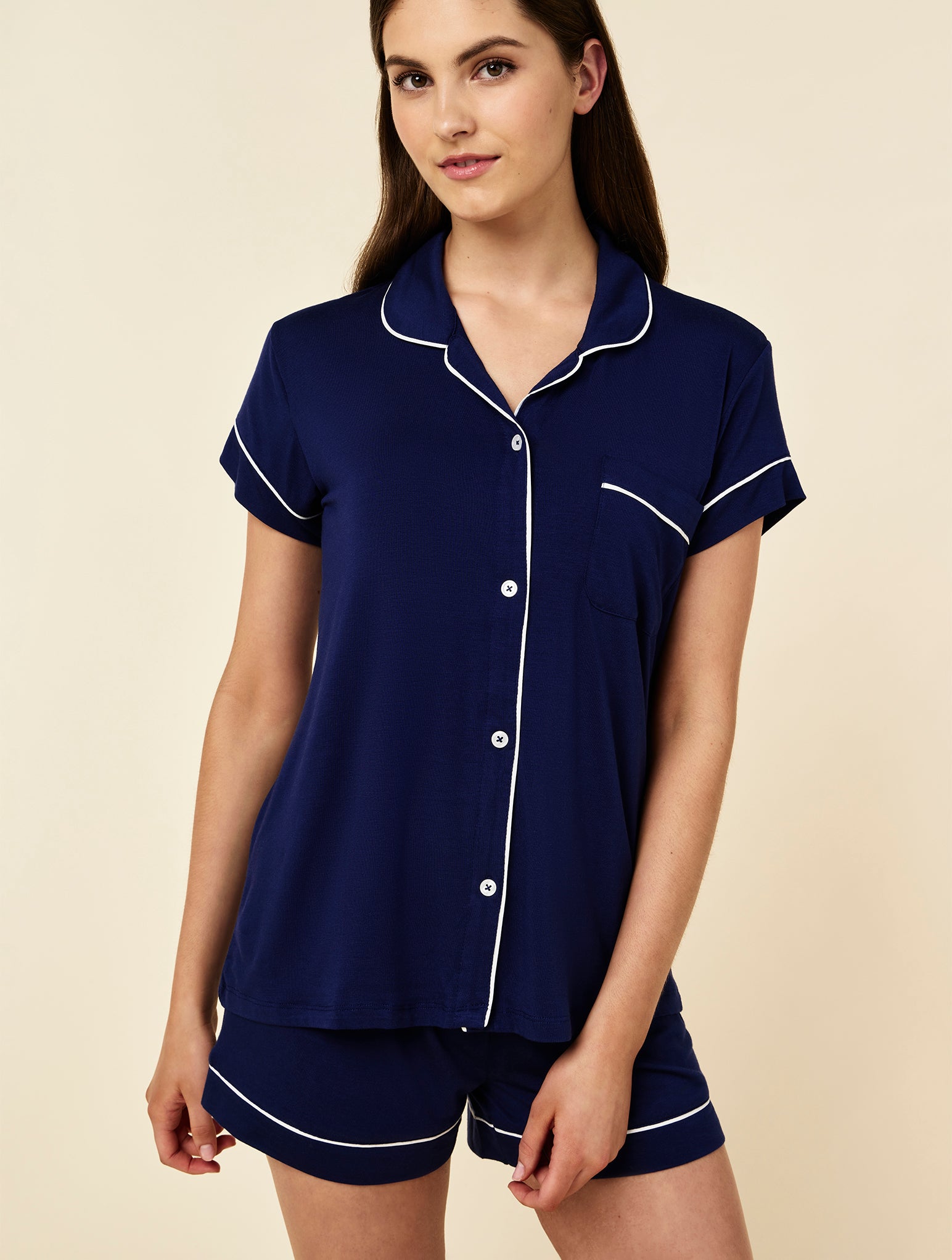 Kate Modal Soft Boxer PJ Set