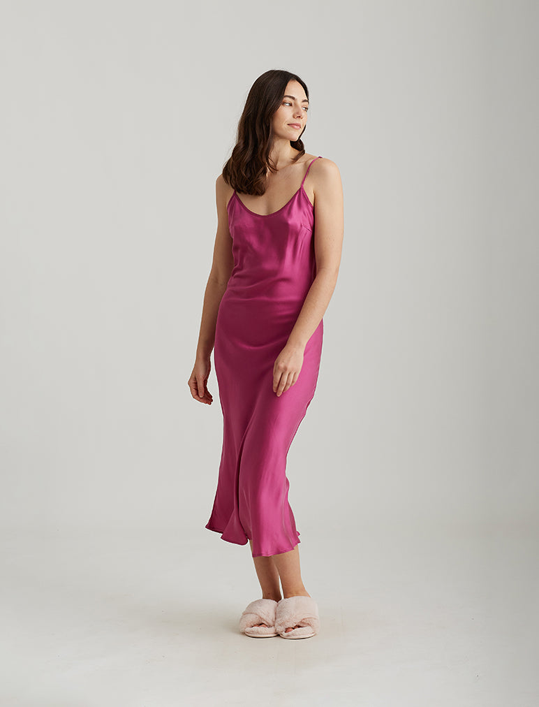 Audrey Washable Silk Bias Slip