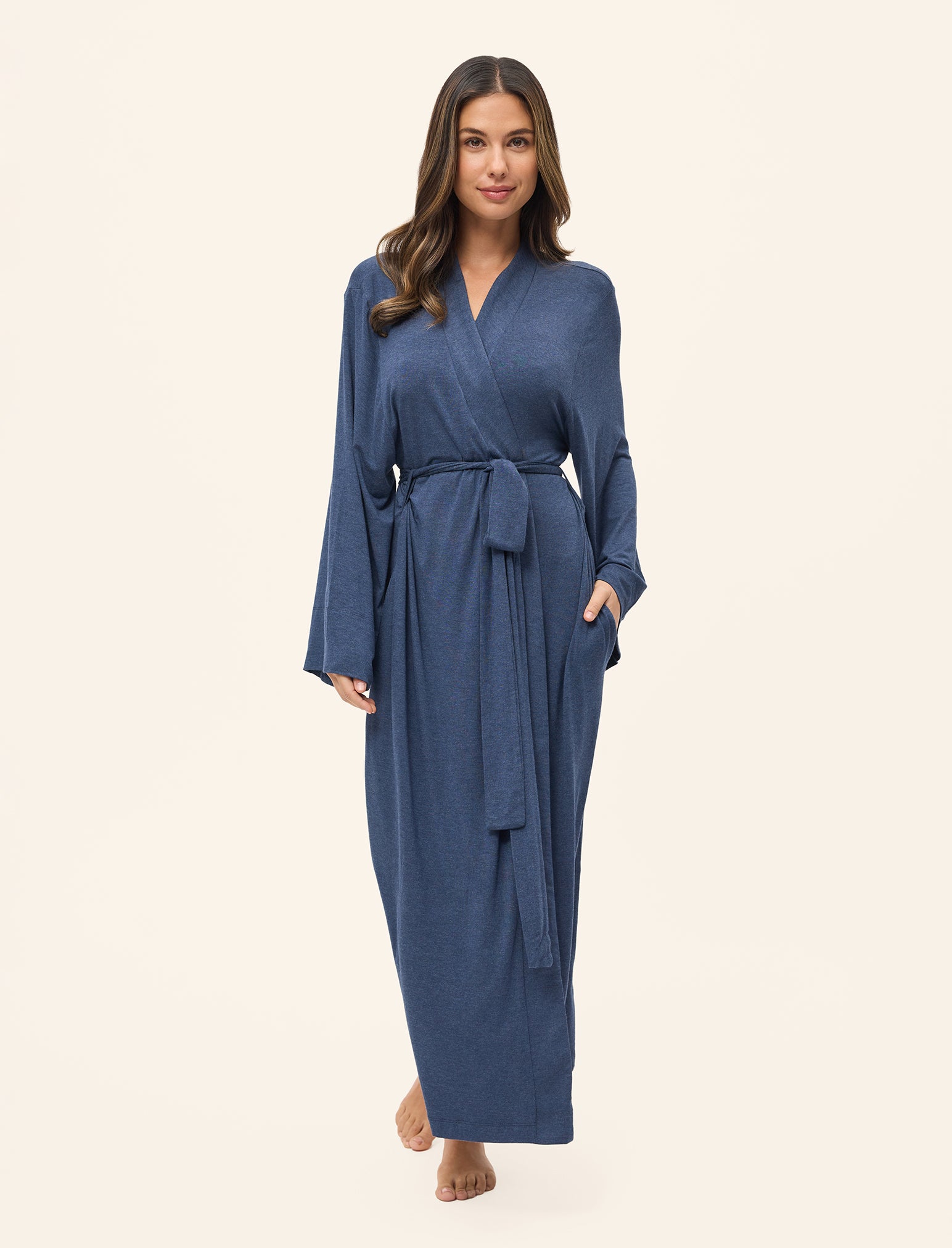 Kate Modal Soft Maxi Robe - Main Image