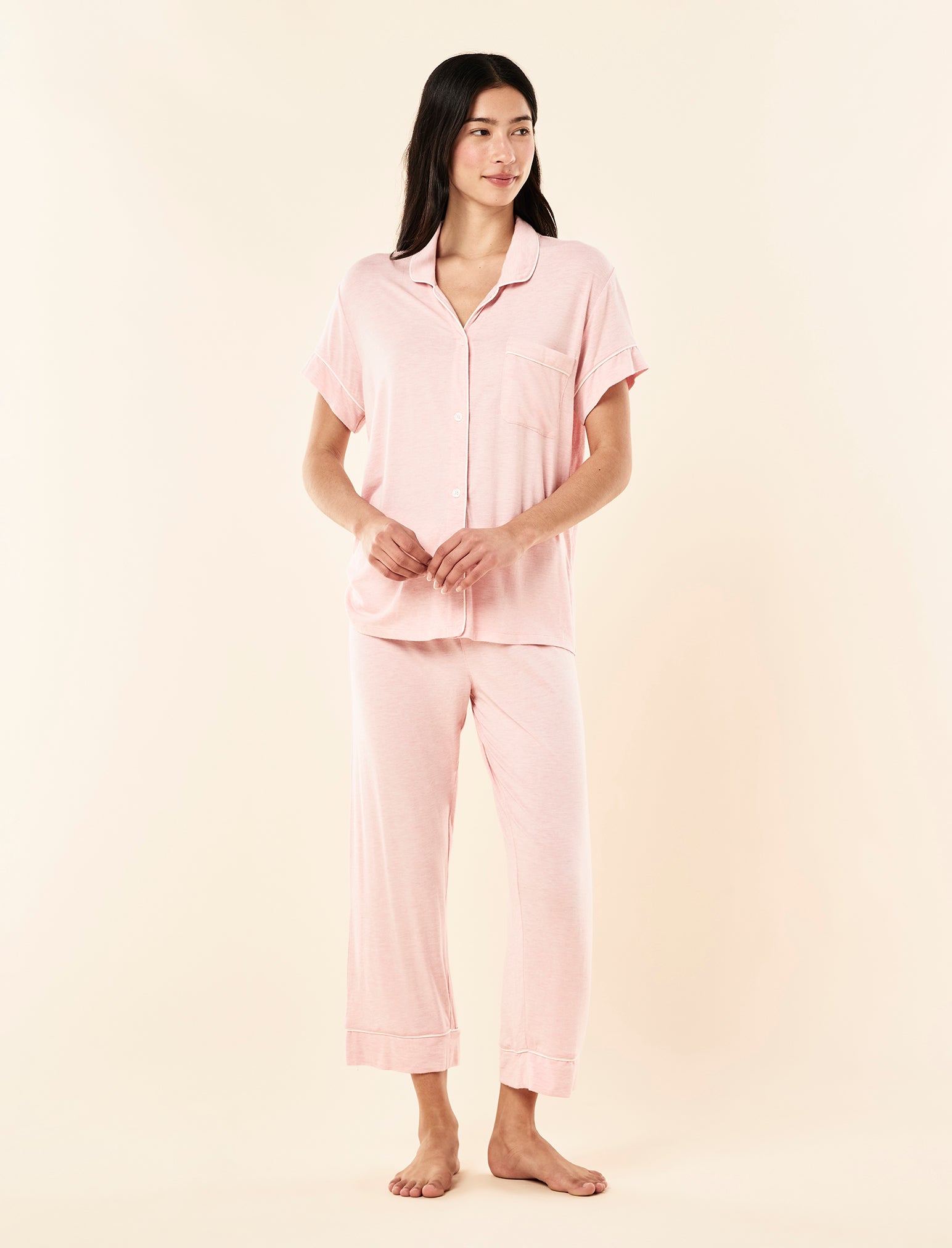 Kate Modal Soft Crop PJ Set