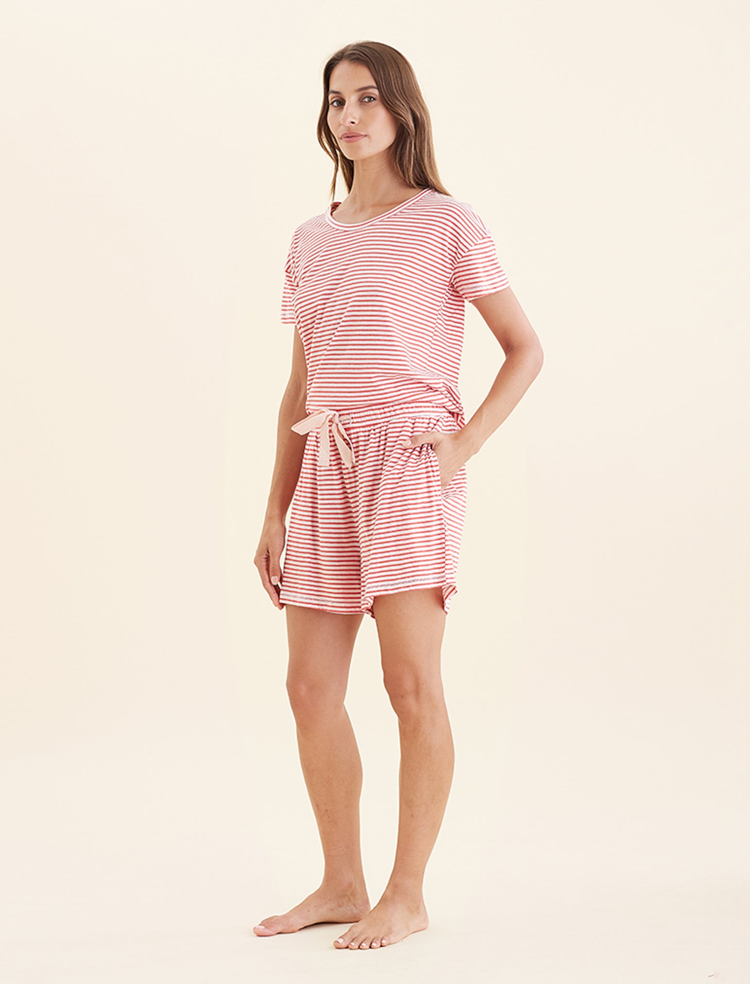 Jada Organic Cotton Knit Boxer PJ Set