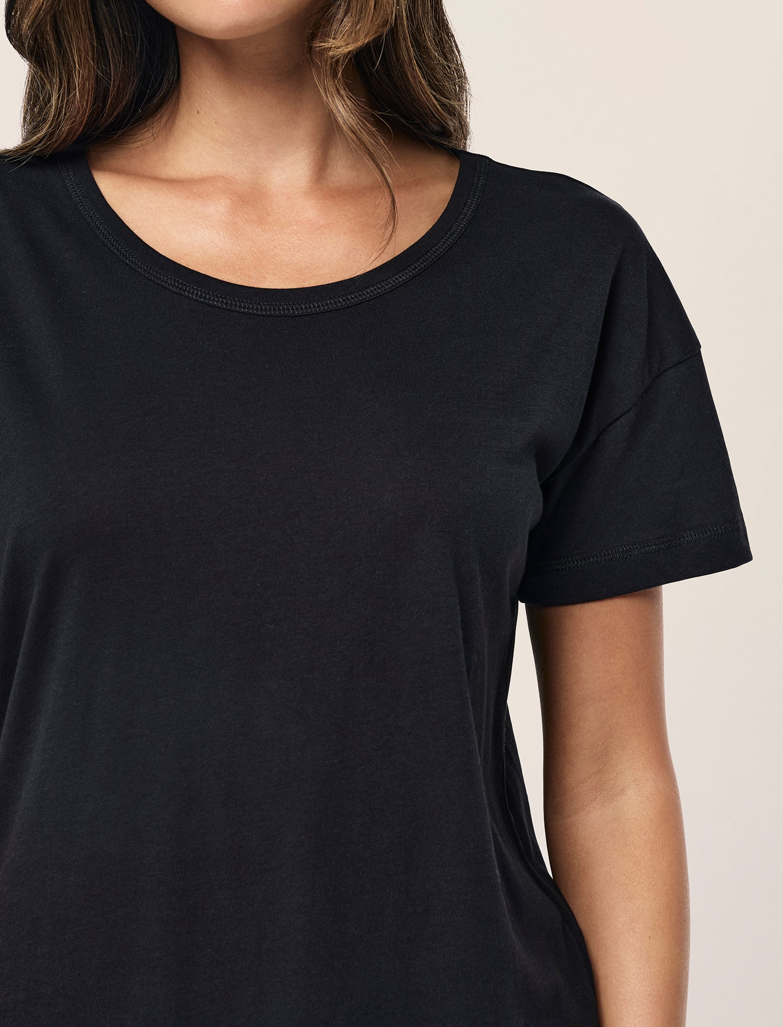 Jada Organic Cotton Knit Tee