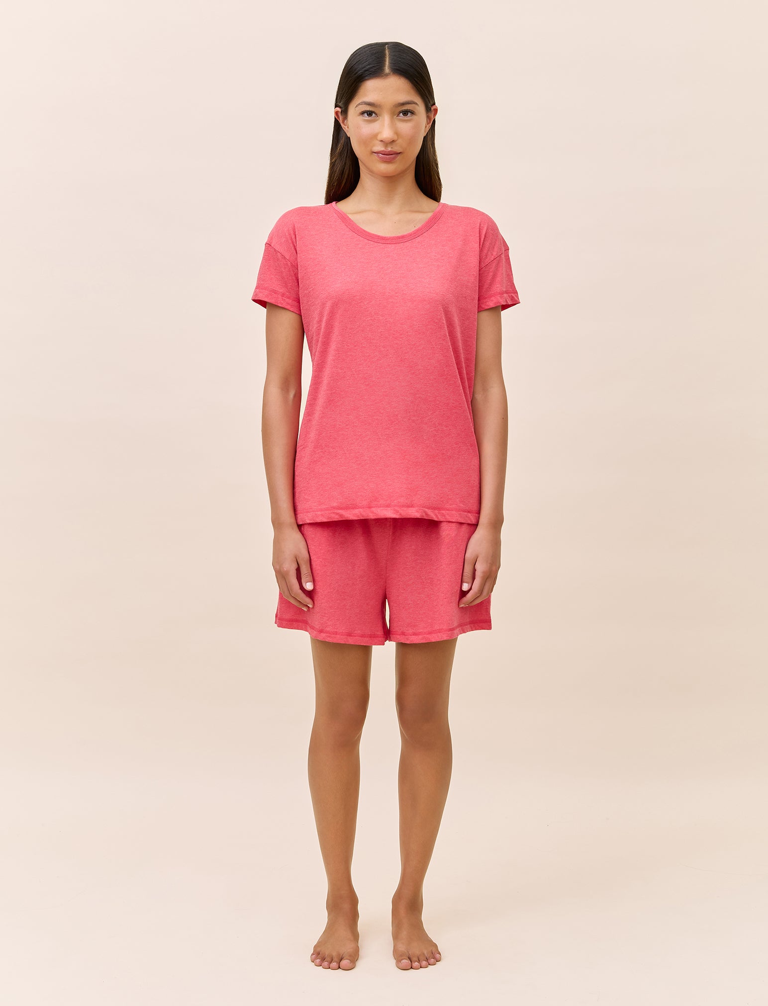 Jada Organic Cotton Knit Boxer PJ Set