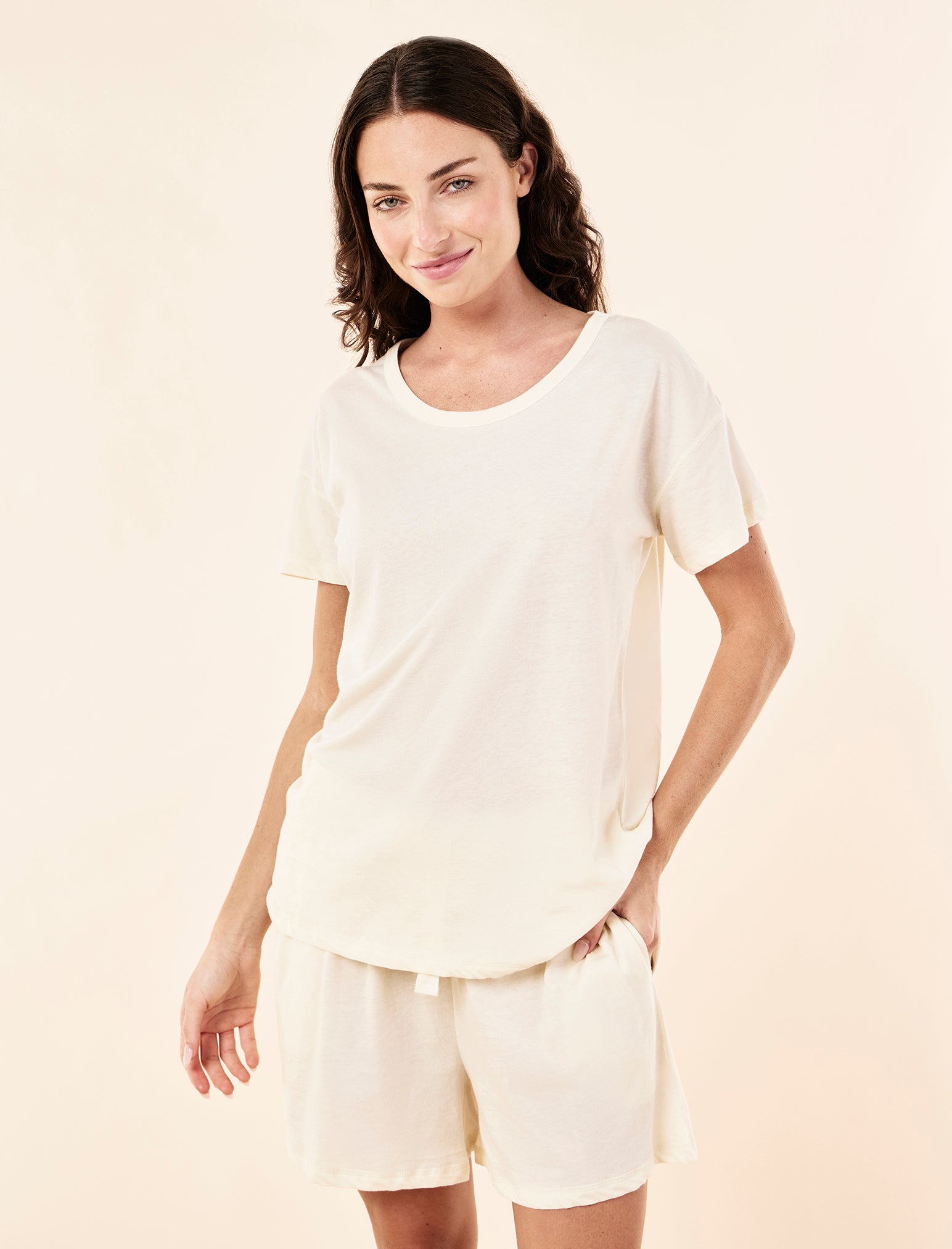 Jada Organic Cotton Knit Boxer PJ Set