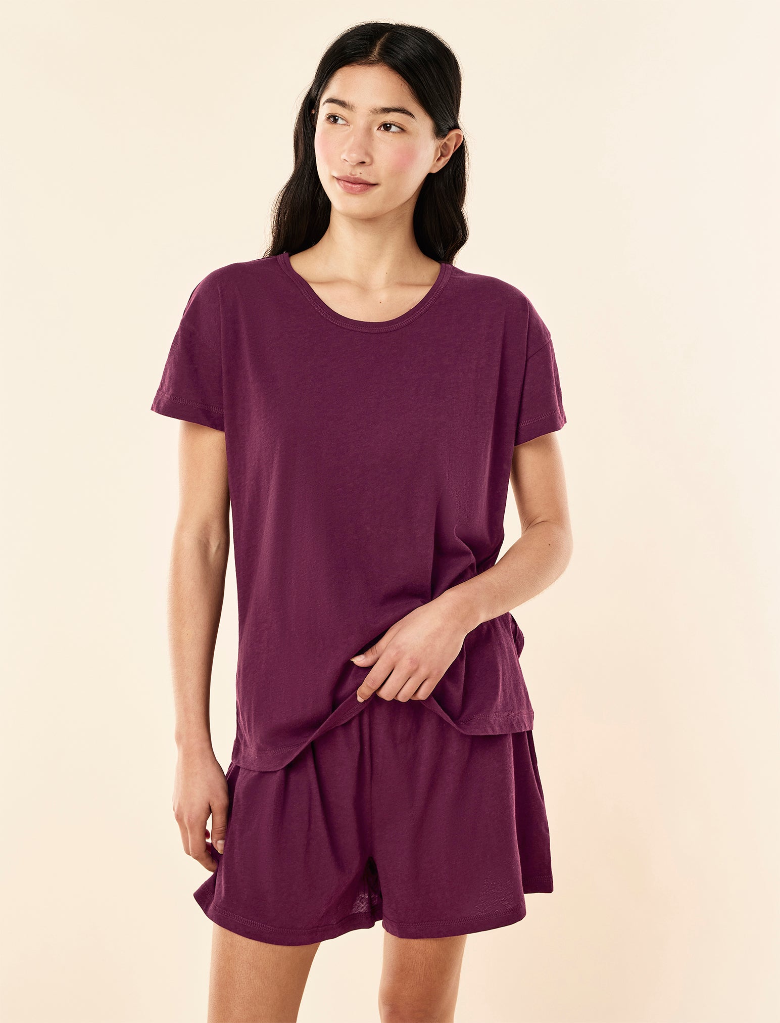 Jada Organic Cotton Knit Classic Tee