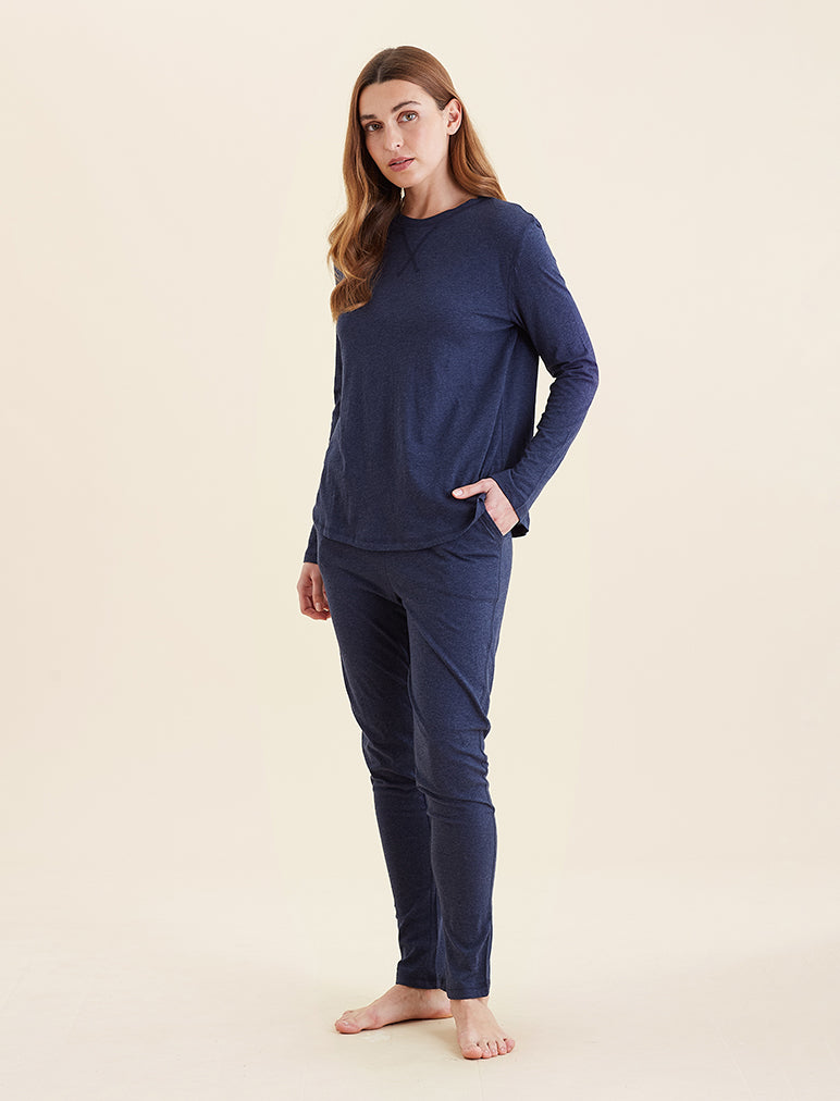 Jada Organic Cotton Knit LS Tee