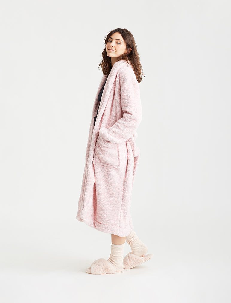 Cozy Plush Mid Length Robe