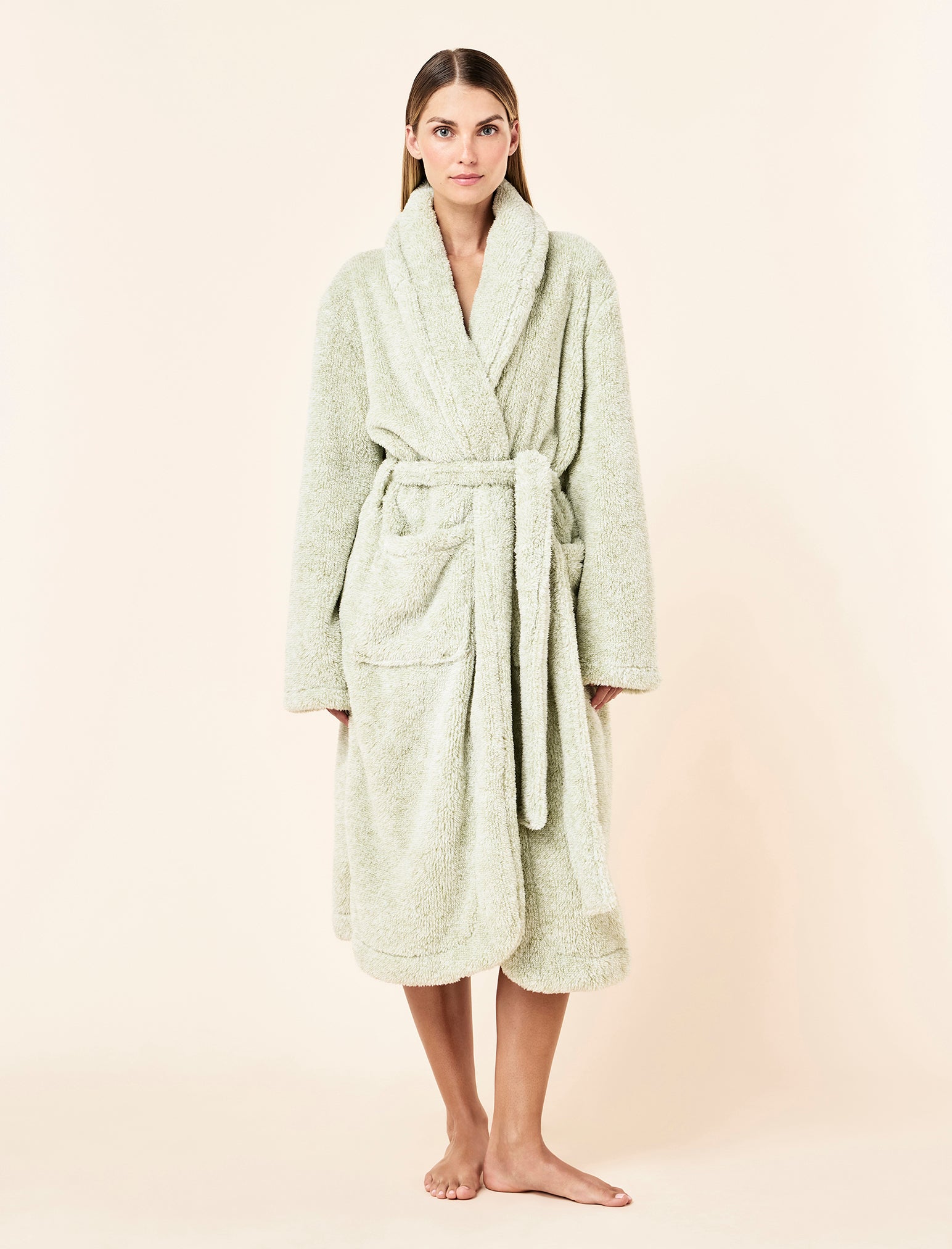 Cosy Plush Mid-Length Robe