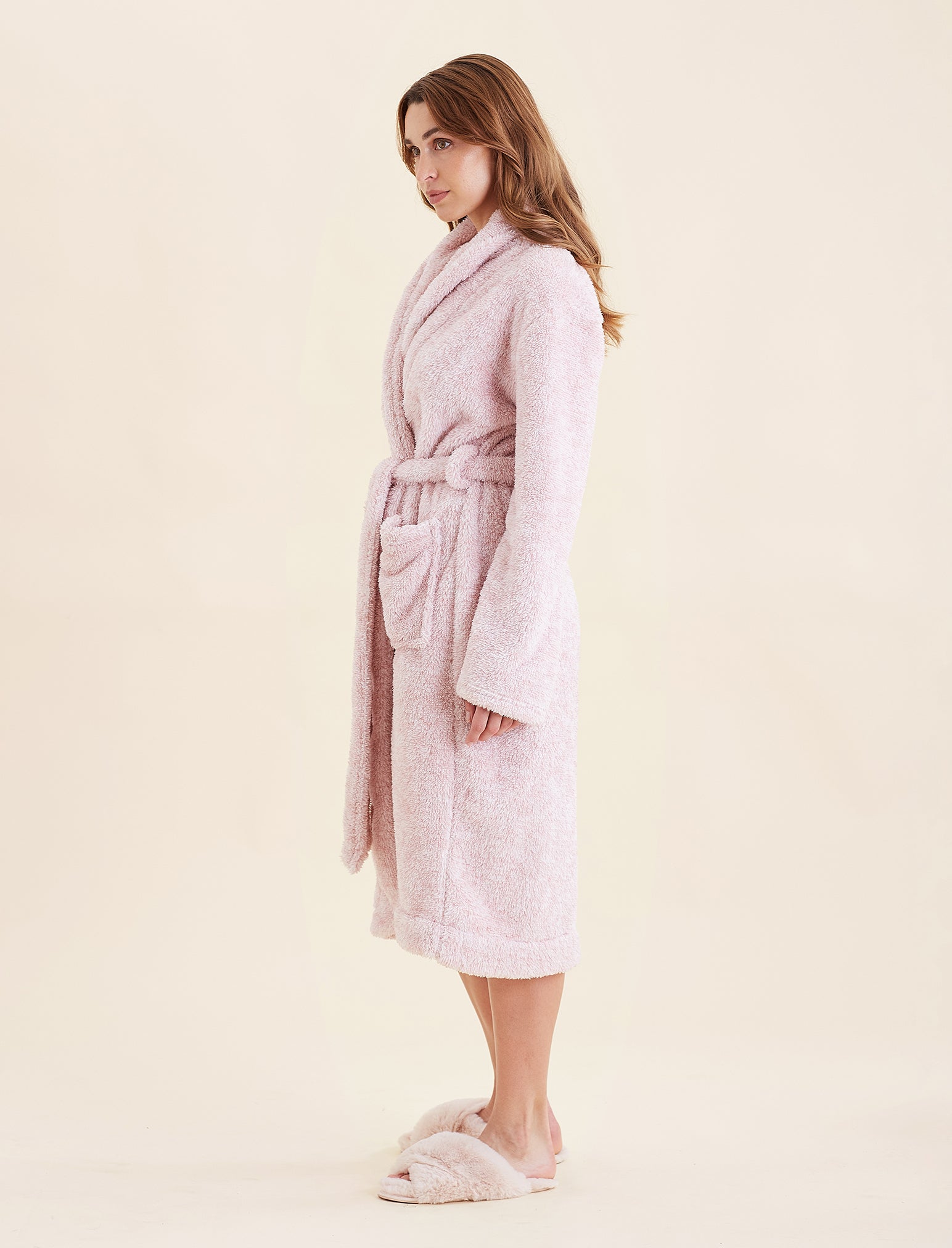 Cosy Plush Mid-Length Robe