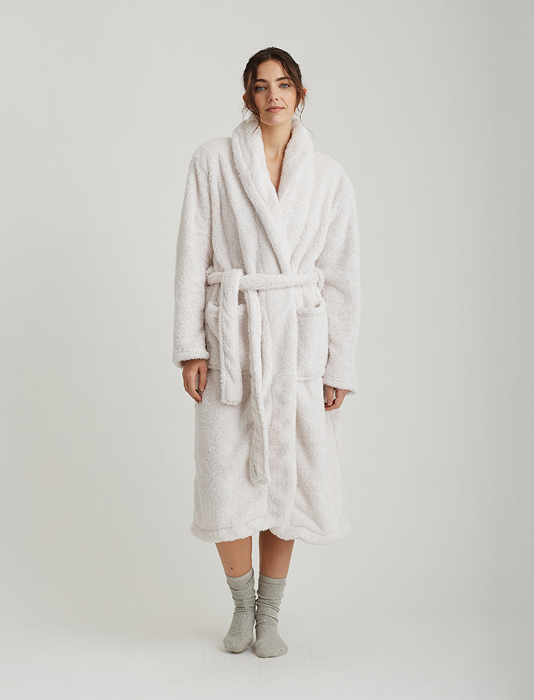 Cozy Plush Mid-Length Robe