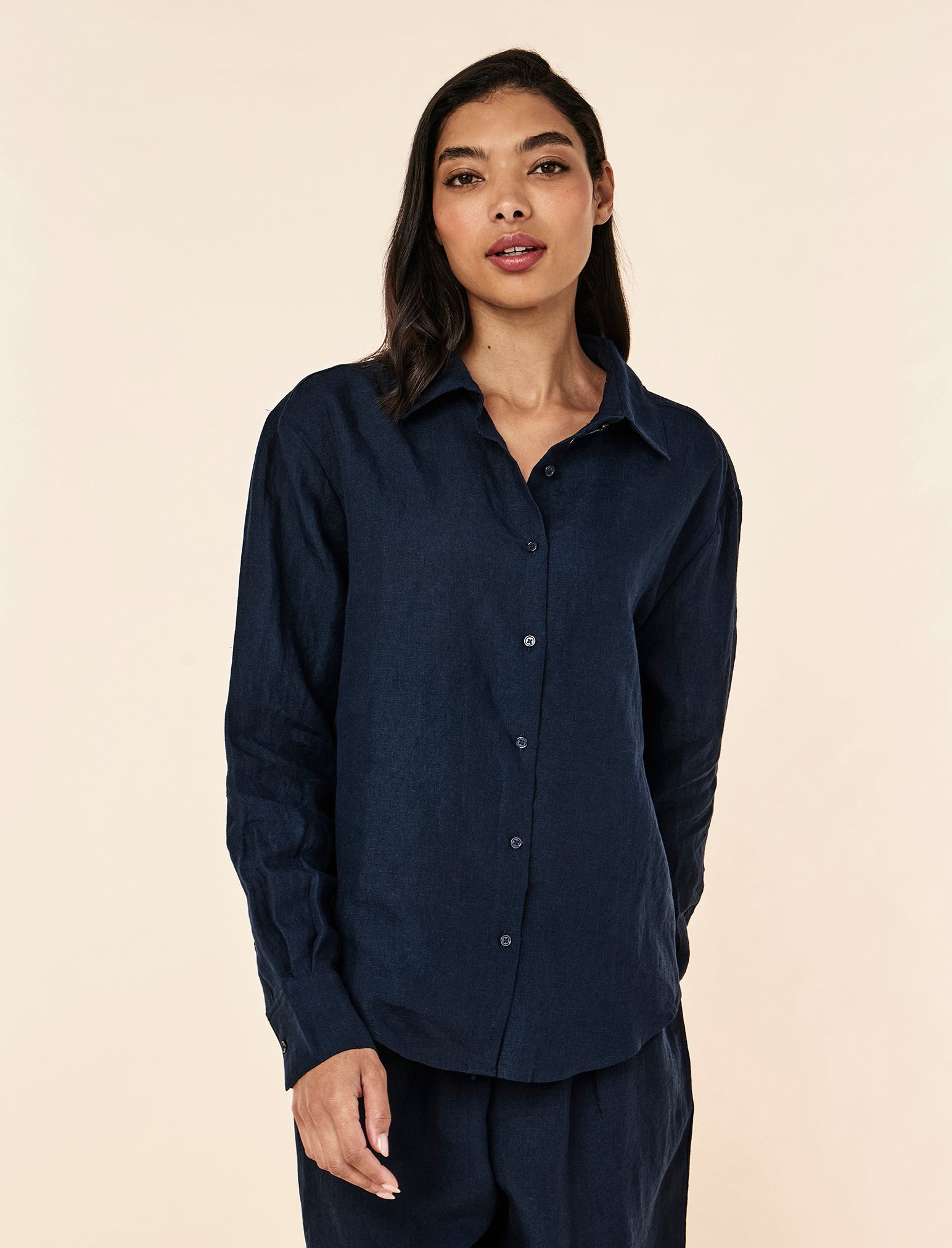 Linen Long Sleeve Shirt