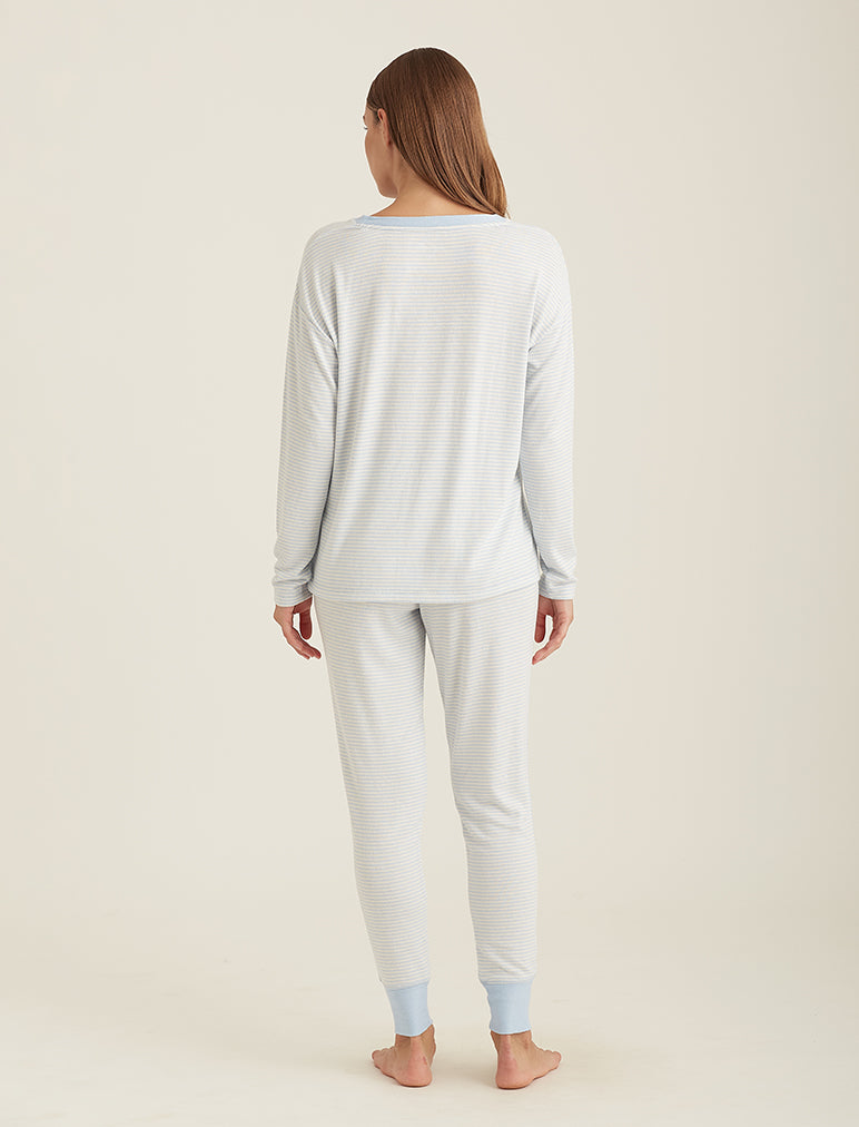 Feather Soft V-Neck Top and Jogger