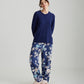 Alice Floral Pant & Top in Navy