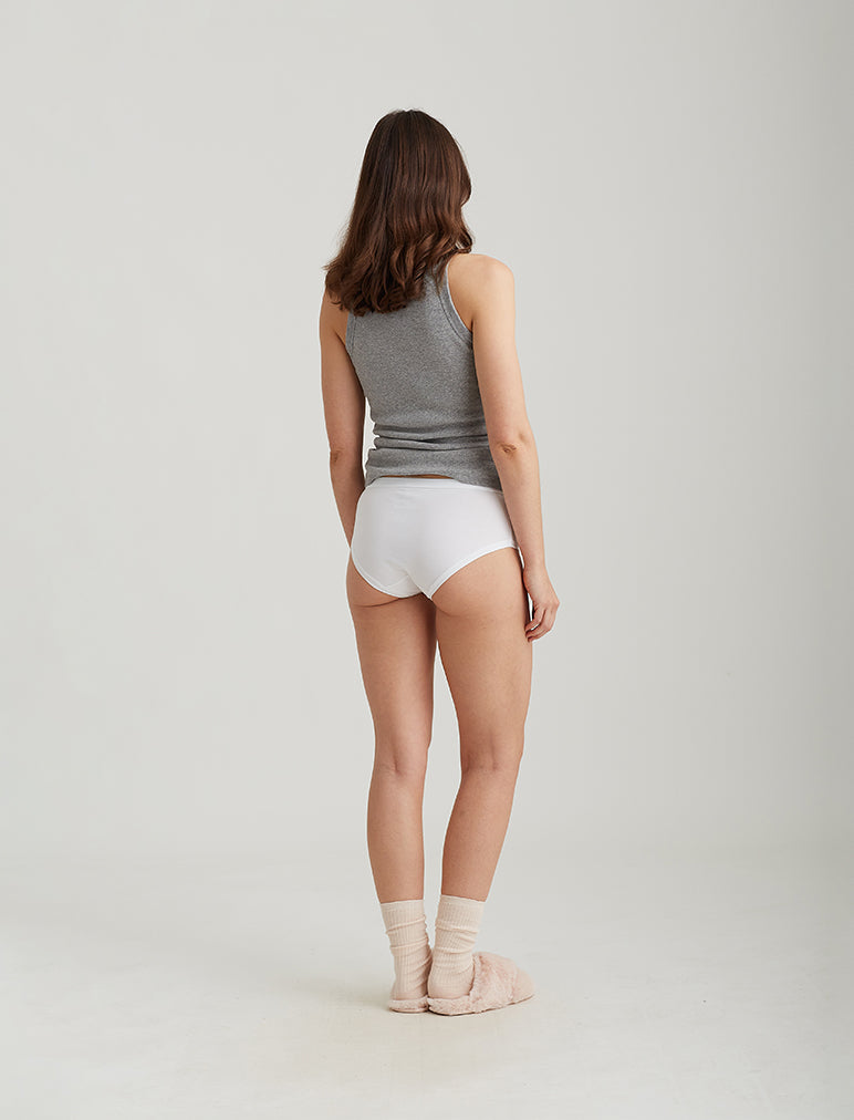 Milla High Neck Rib Shelf Bra Tank