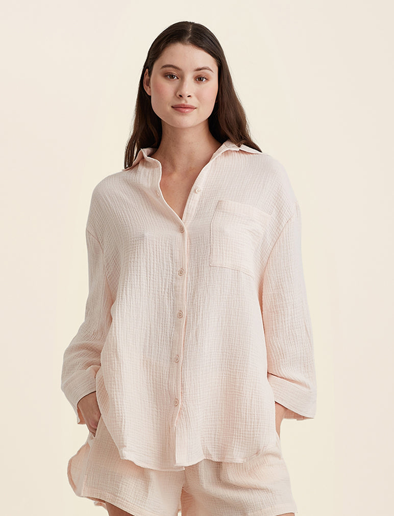 Ashley Textured Oversized Shirt