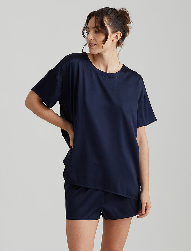 Eloise Stretch Silk Tee