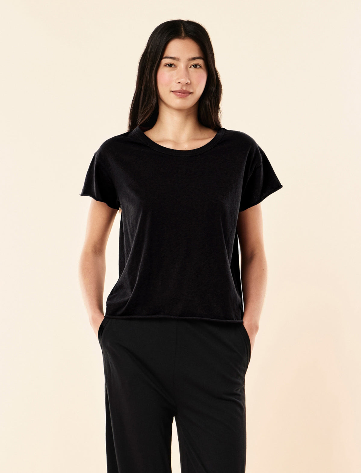 Jada Organic Cotton Knit Boxy Tee