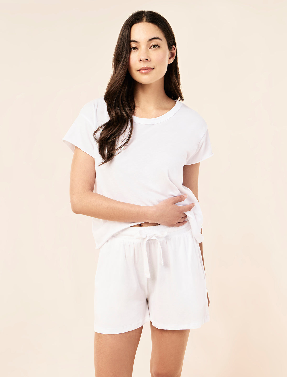 Jada Organic Cotton Knit Boxy Tee
