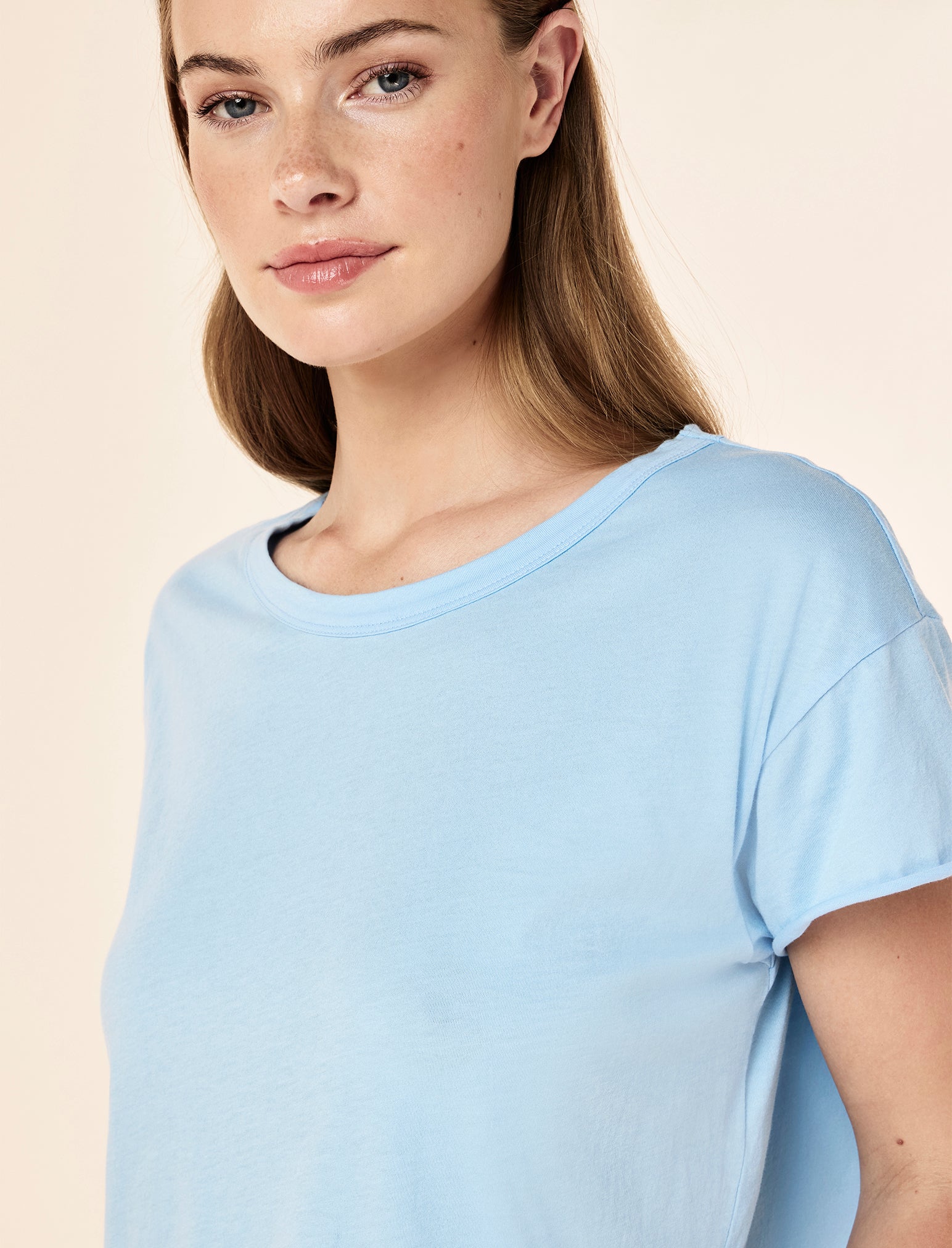 Jada Organic Cotton Knit Boxy Tee