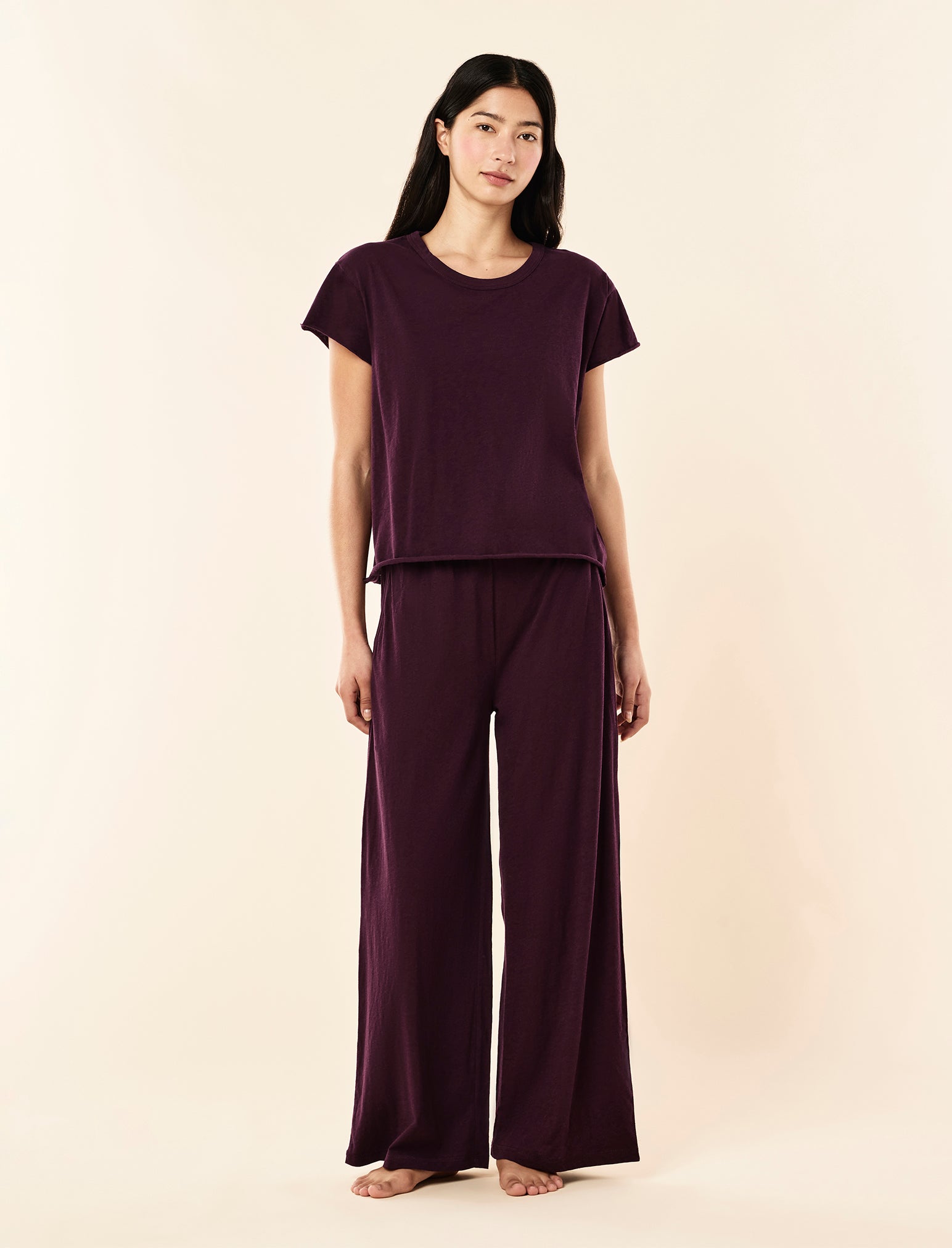 Jada Organic Cotton Knit Boxy Tee