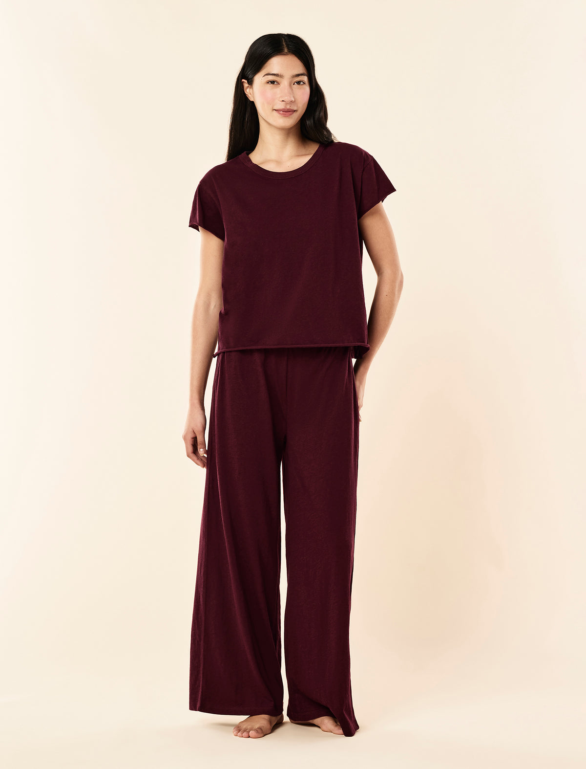 Jada Organic Cotton Wide Leg Pant