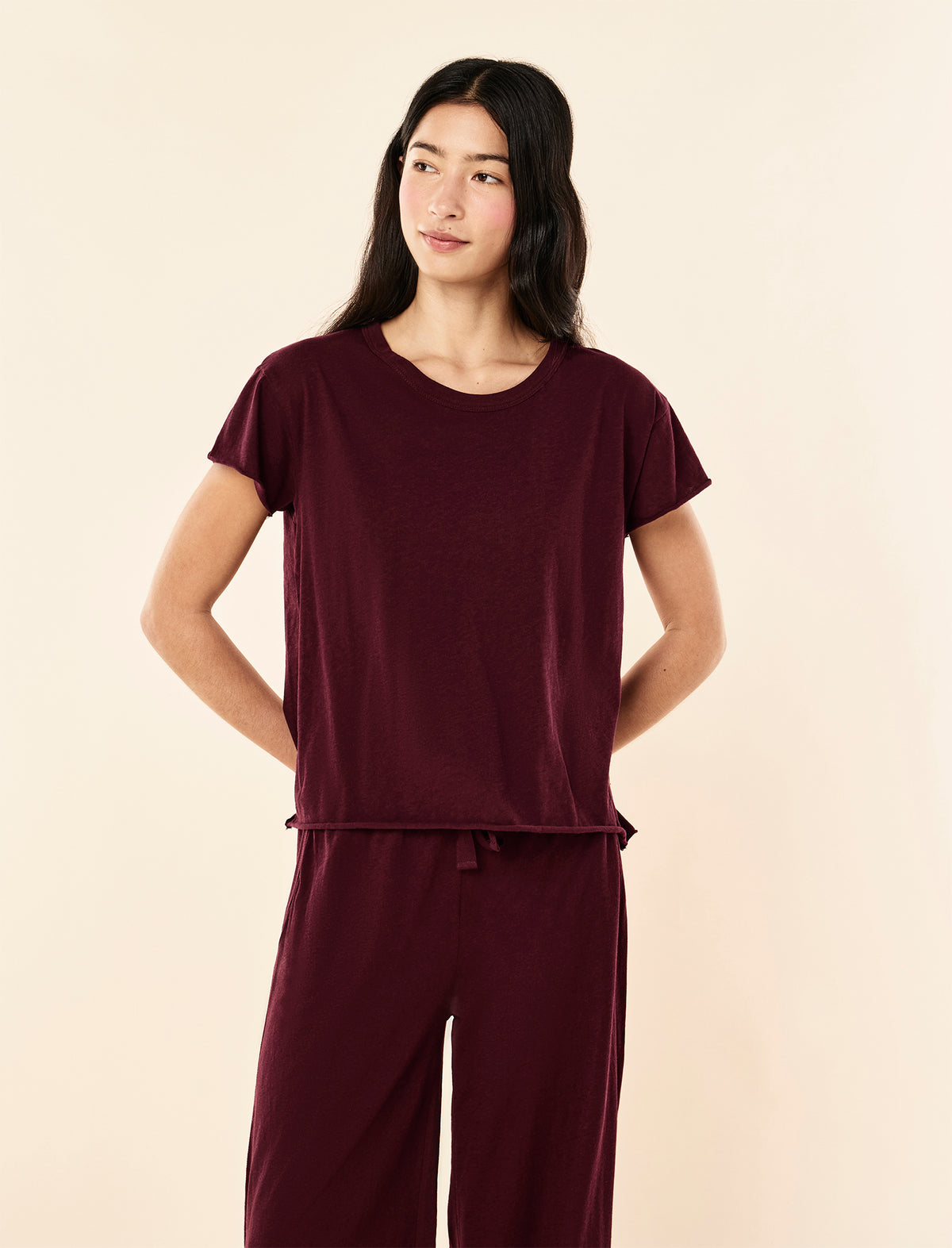 Jada Organic Cotton Knit Boxy Tee