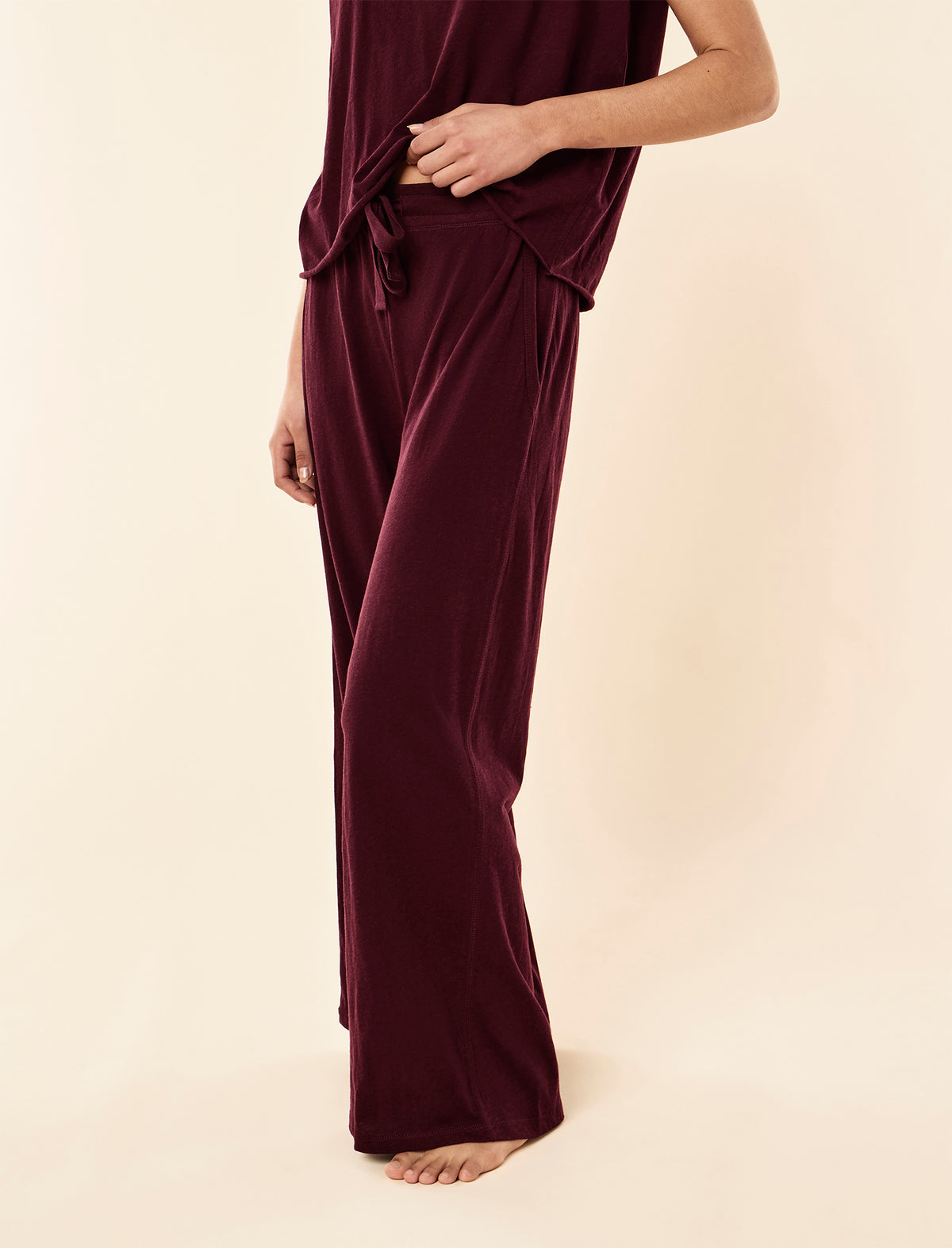 Jada Organic Cotton Wide Leg Pant