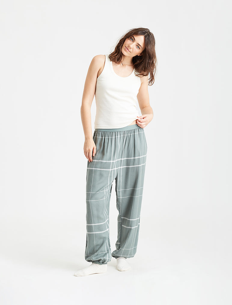Comfy Plaid Jogger